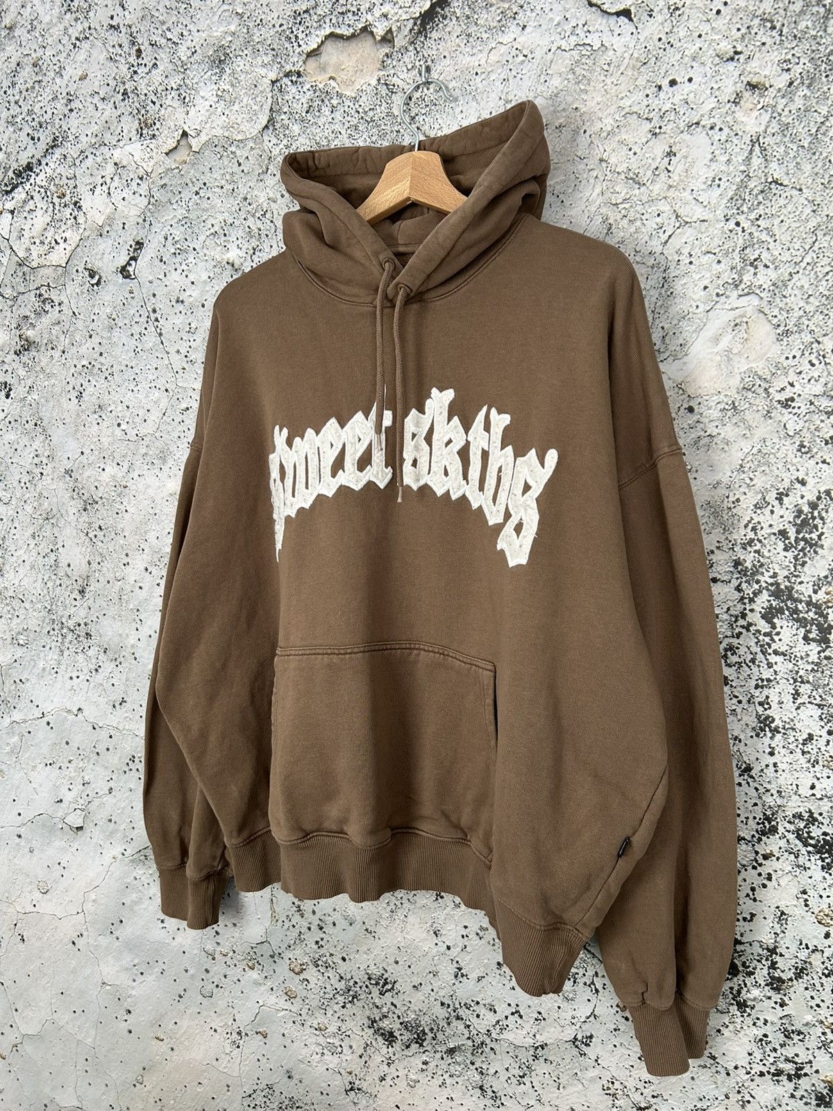 Rap Tees Sweetsktbs Skategang Brown Hoodie Baggy Rap Boxy Hype Rock Size US M / EU 48-50 / 2 - 2 Thumbnail