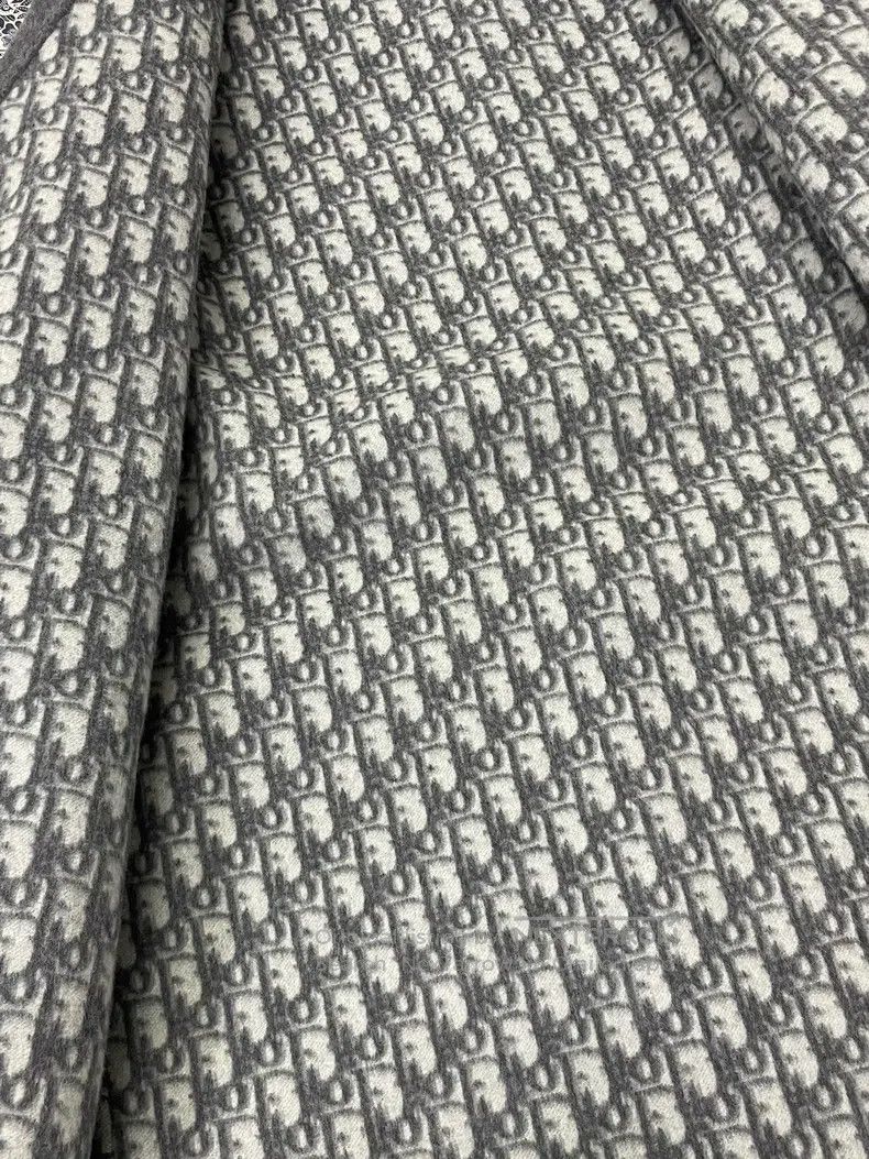 Dior Dior Double-sided woollen coat with gray inner flower lace Size XS / US 0-2 / IT 36-38 - 2 Thumbnail