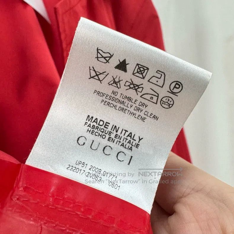 Gucci Gucci Red windbreaker jacket Size XS / US 0-2 / IT 36-38 - 7 Thumbnail