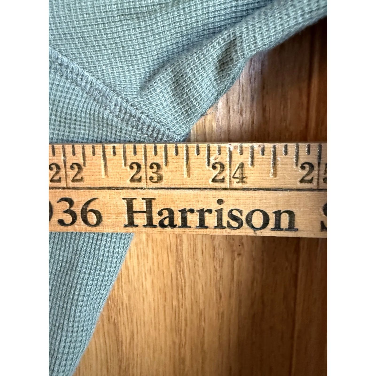 Vintage L.L. Bean Womens New With Tag Olive Green Henley 2X Weekend Casual Basic Thermal (Sleeve Length: Long Size XXL / US 16-18 / IT 52-54 - 6 Thumbnail
