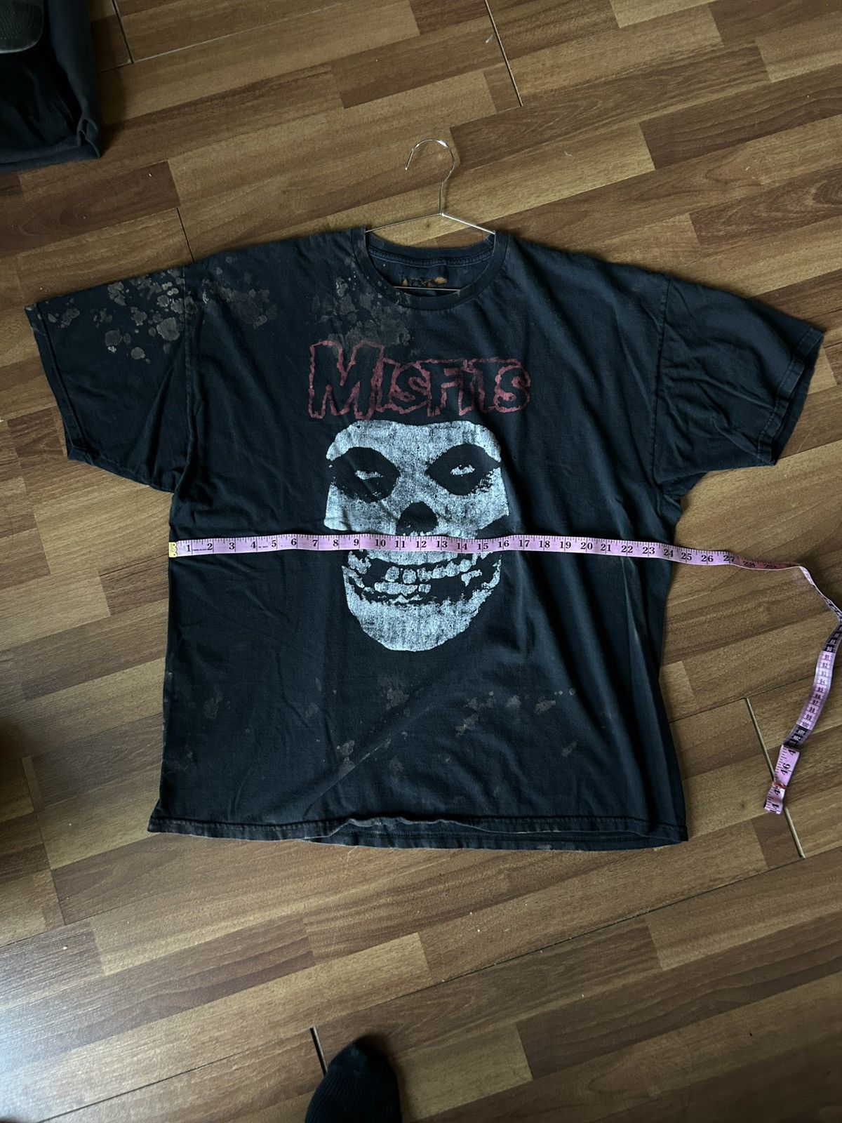 Band Tees Vintage Thrashed Misfits T Shirt Punk Fader Danzig Size US XL / EU 56 / 4 - 8 Thumbnail