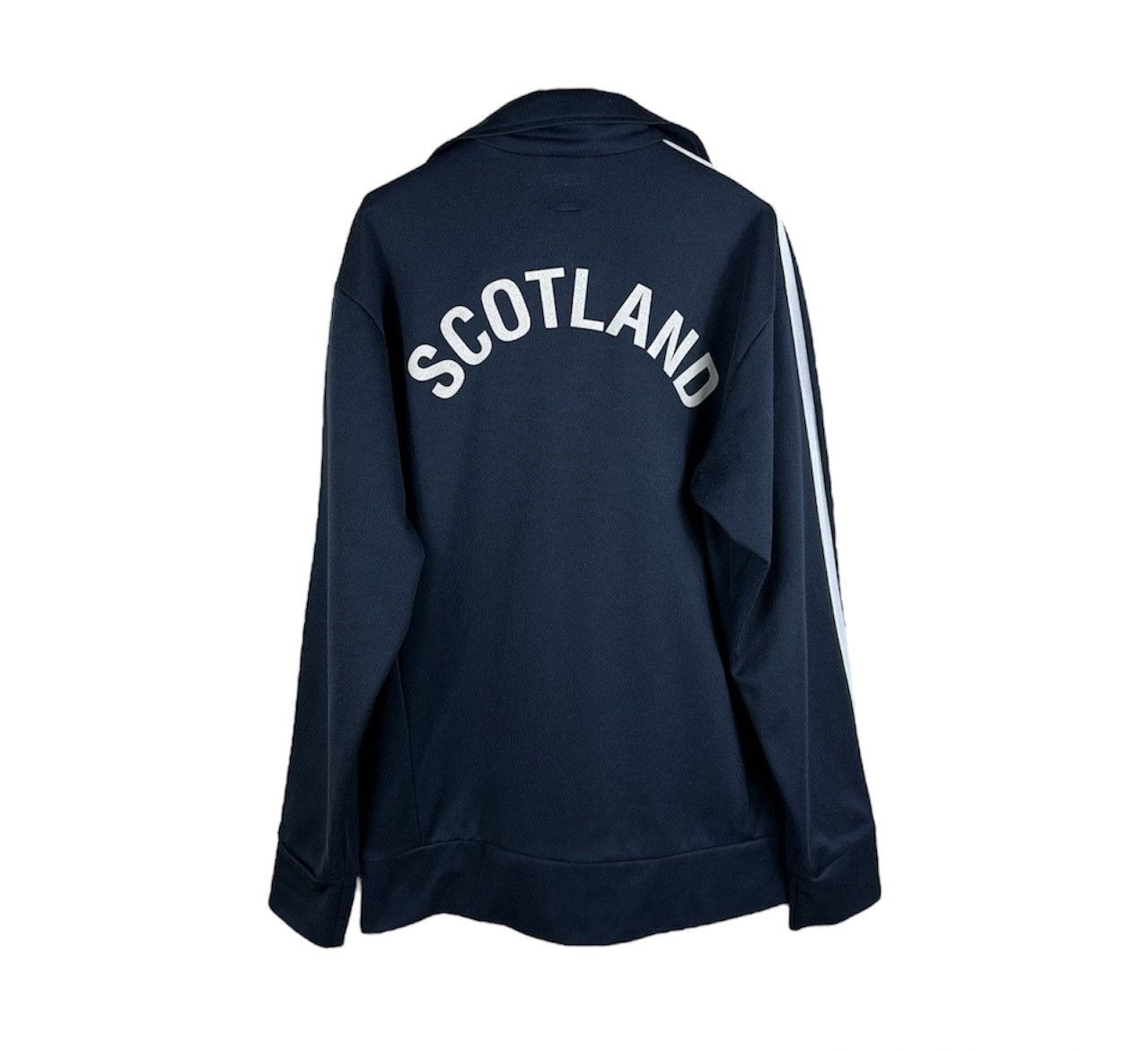 Adidas Vintage Adidas Scotland y2k navy zip track hoodie blokecore Size US L / EU 52-54 / 3 - 2 Thumbnail