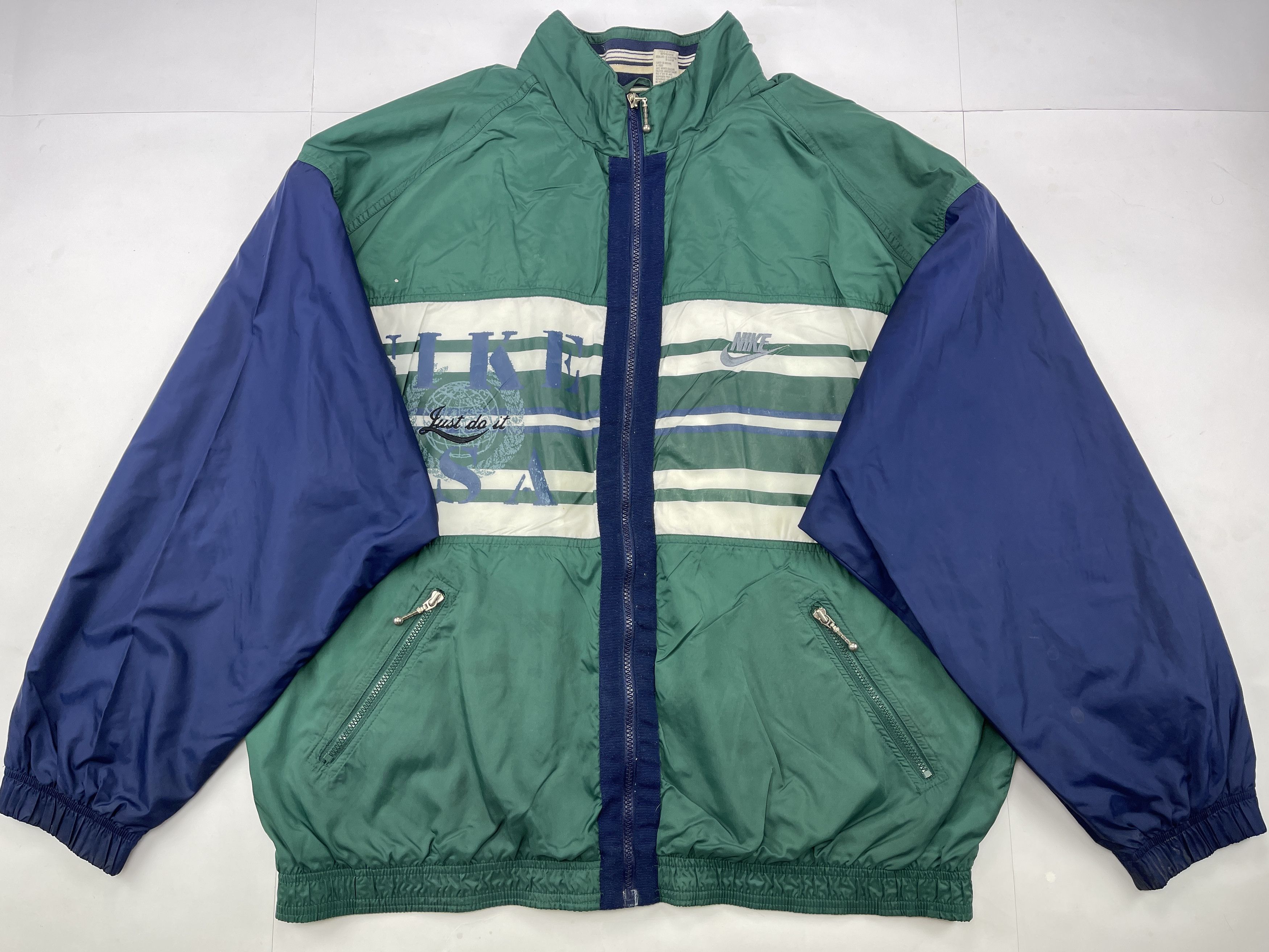 Nike Nike jacket, vintage track top, 90s skater 1990s Y2K XL Size US XL / EU 56 / 4 - 1 Thumbnail