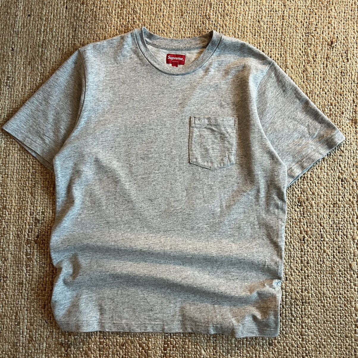 Supreme Supreme T Shirt Heather Gray Heavy Weight Size US S / EU 44-46 / 1 - 1 Thumbnail