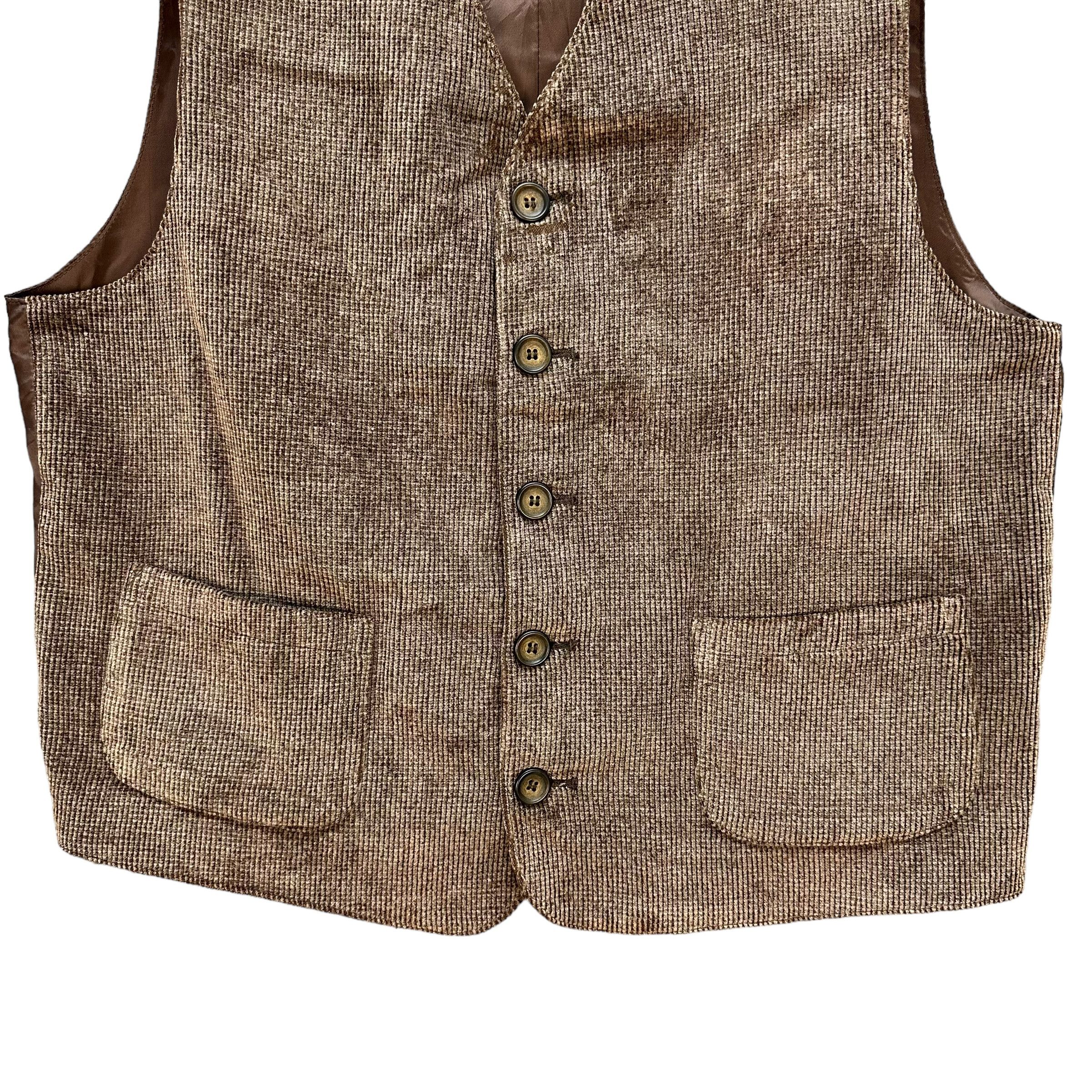 Gianni Valentino GIANNI VALENTINO Italy Brown Gentlemen Vest #A4-0075 Size US L / EU 52-54 / 3 - 3 Thumbnail