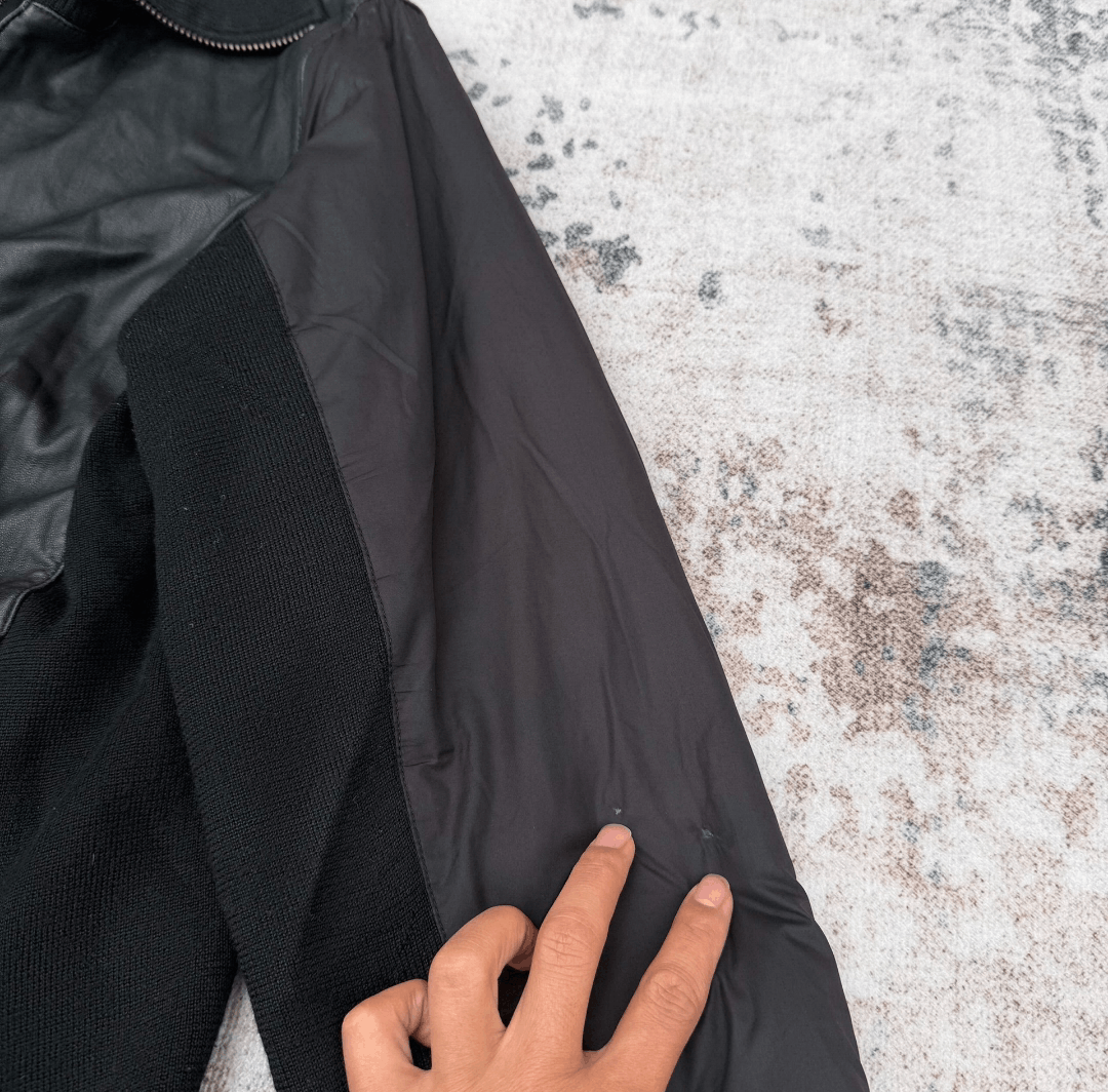 Prada Prada Sport 00s Leather Knit Hybrid Jacket Techwear Archive Size US M / EU 48-50 / 2 - 10 Thumbnail