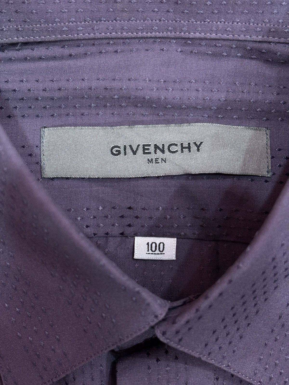 Givenchy × Vintage Givenchy Men Button Up Dot Stripe Long Sleeve Shirt Size US M / EU 48-50 / 2 - 9 Thumbnail