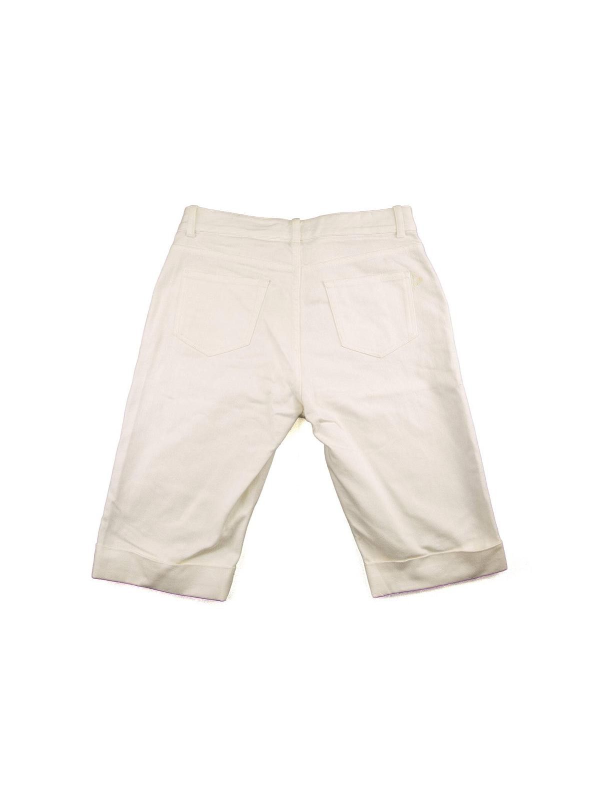 Loro Piana Loro Piana Mens White Denim Shorts 44 White Size US 44 / EU 60 - 6 Thumbnail