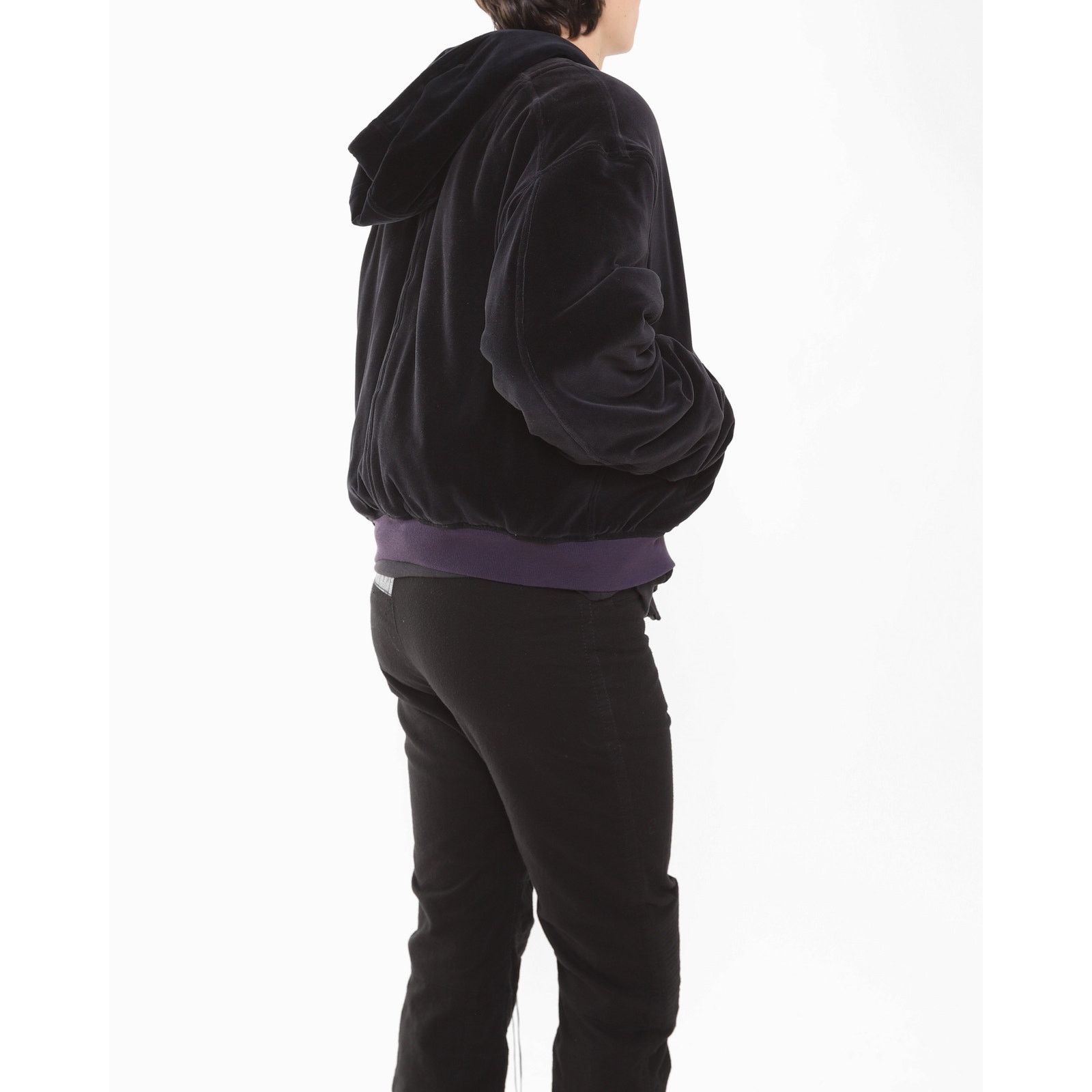 Haider Ackermann FW15 Oversized Perth Bomber in Black Velvet Size US S / EU 44-46 / 1 - 6 Thumbnail