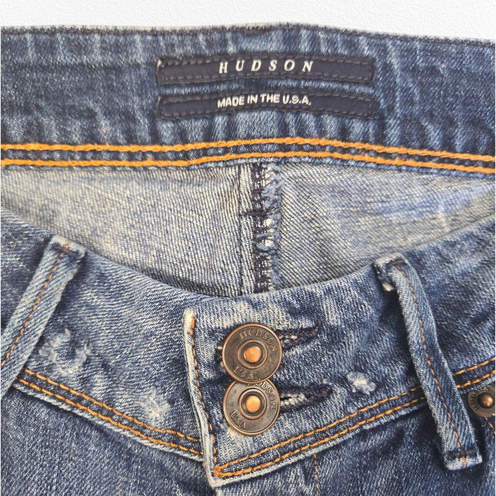 Hudson Hudson Low Rise 2010s Collin Skinny Jeans Size 26 Size 26" / US 2 / IT 38 - 4 Thumbnail