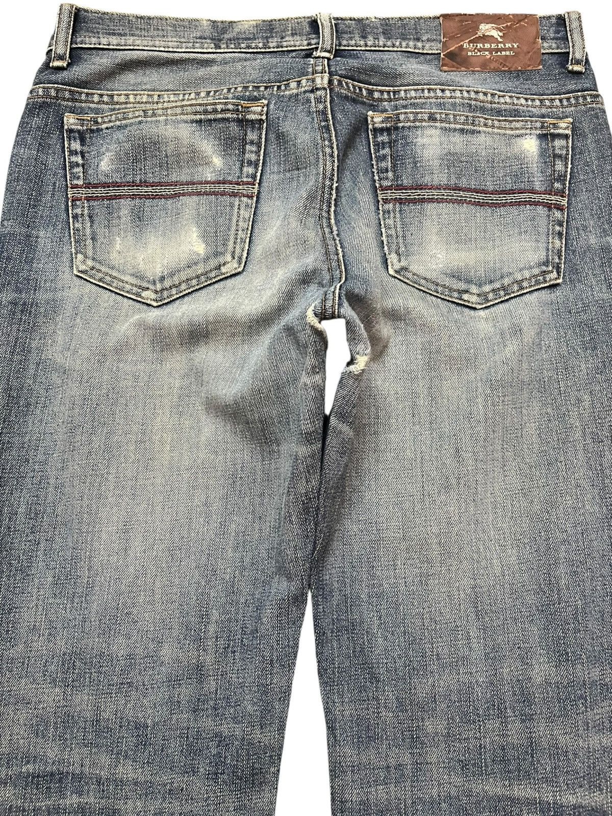 Burberry Vintage Burberry Black Label Mudwash Denim Size US 31 - 7 Thumbnail
