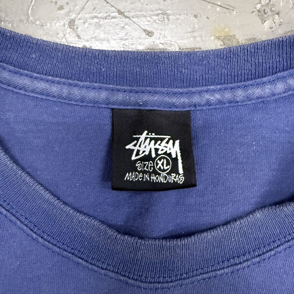 Stussy Stussy 8 Ball Pigment Dyed Faded Midnight Blue Tee Size US XL / EU 56 / 4 - 5 Thumbnail
