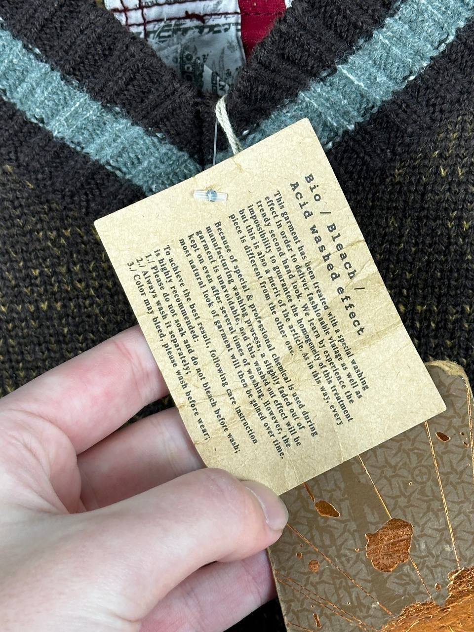 Japanese Brand Tough Jeansmith Japanese Heavy Knitted Sweater Grunge Size US S / EU 44-46 / 1 - 4 Thumbnail