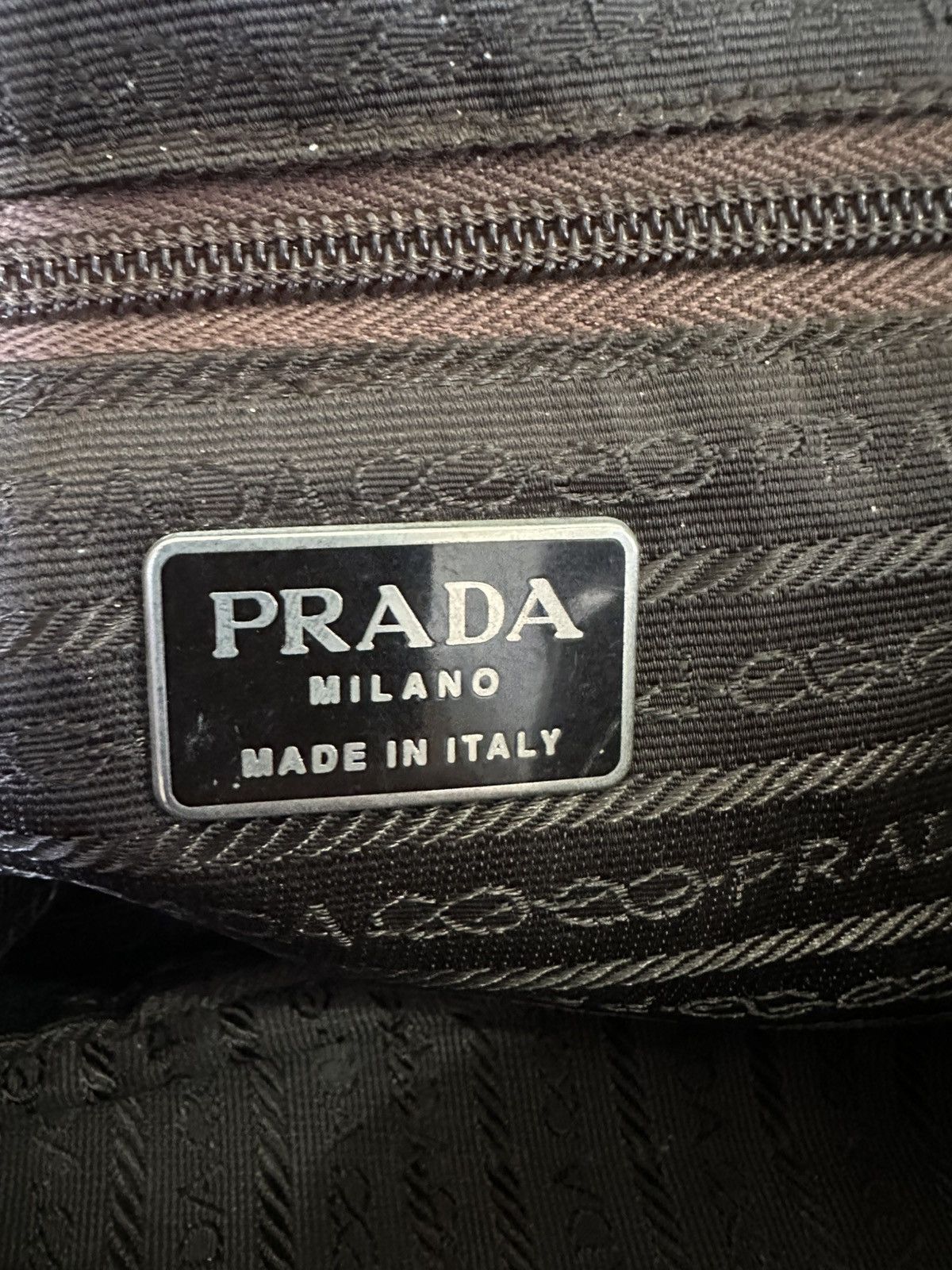 Prada Vintage Prada Handbag Croco Leather and Nylon Tessuto bag Size ONE SIZE - 20 Thumbnail