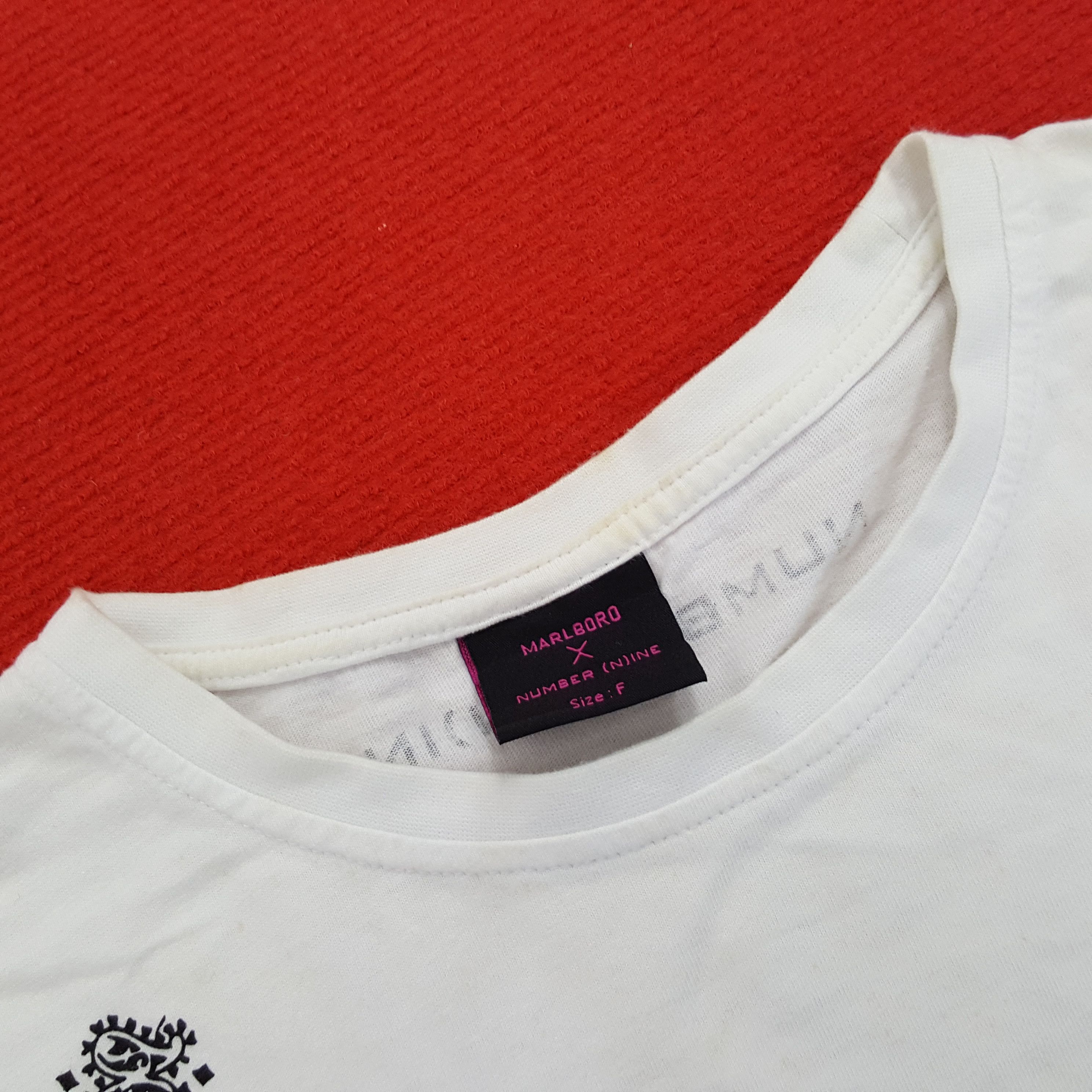 Marlboro × Number (N)ine × Vintage Marlboro X Number Nine Japanese Brand Designer Tshirt Size US M / EU 48-50 / 2 - 5 Thumbnail