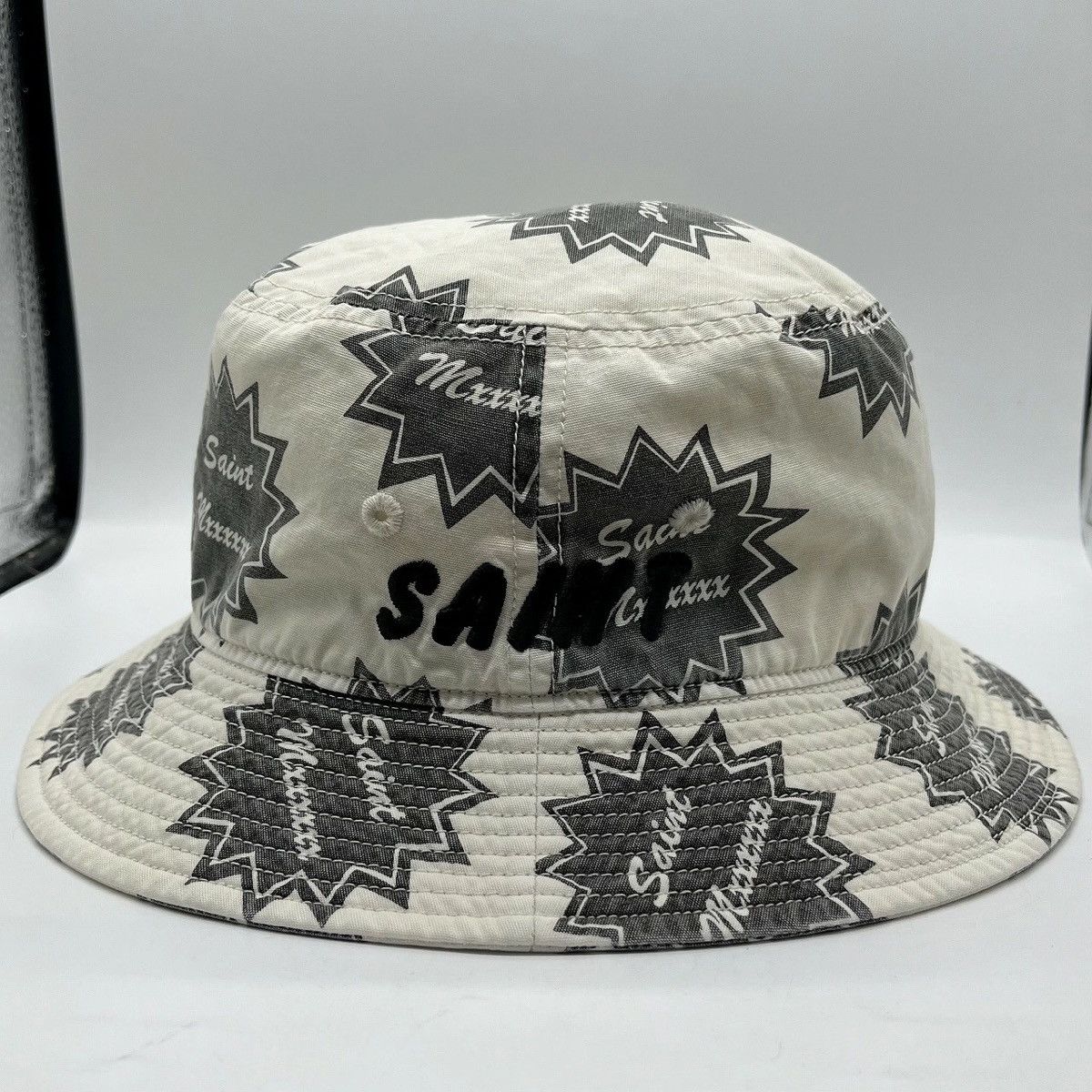 Saint Michael Saint Michael 23Aw Logo Whole Pattern Bucket