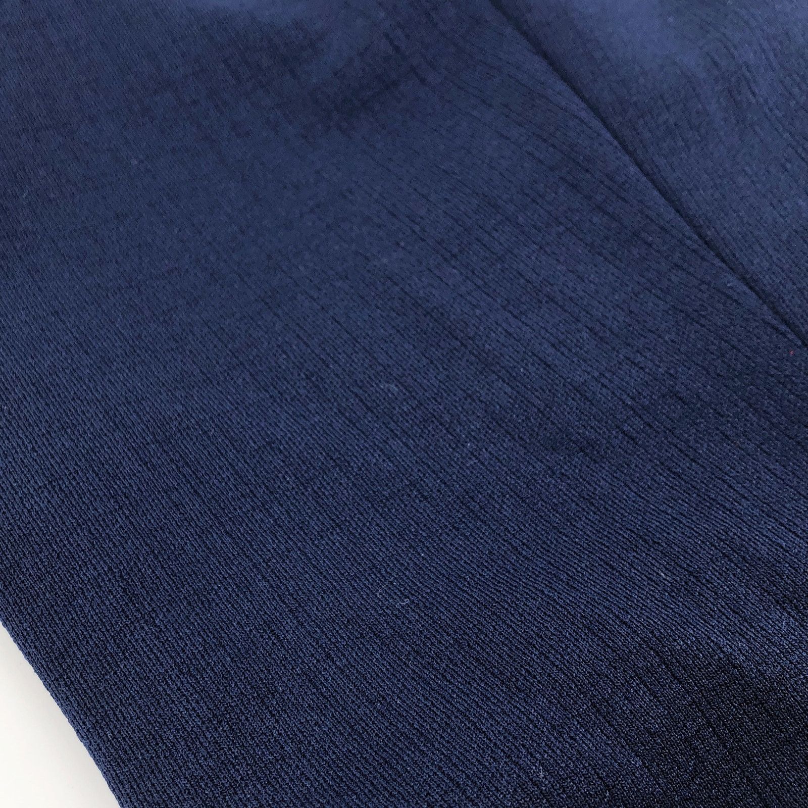 Vintage 70s navy blue textured polyester pants 1970s vintage Size US 38 / EU 54 - 4 Thumbnail