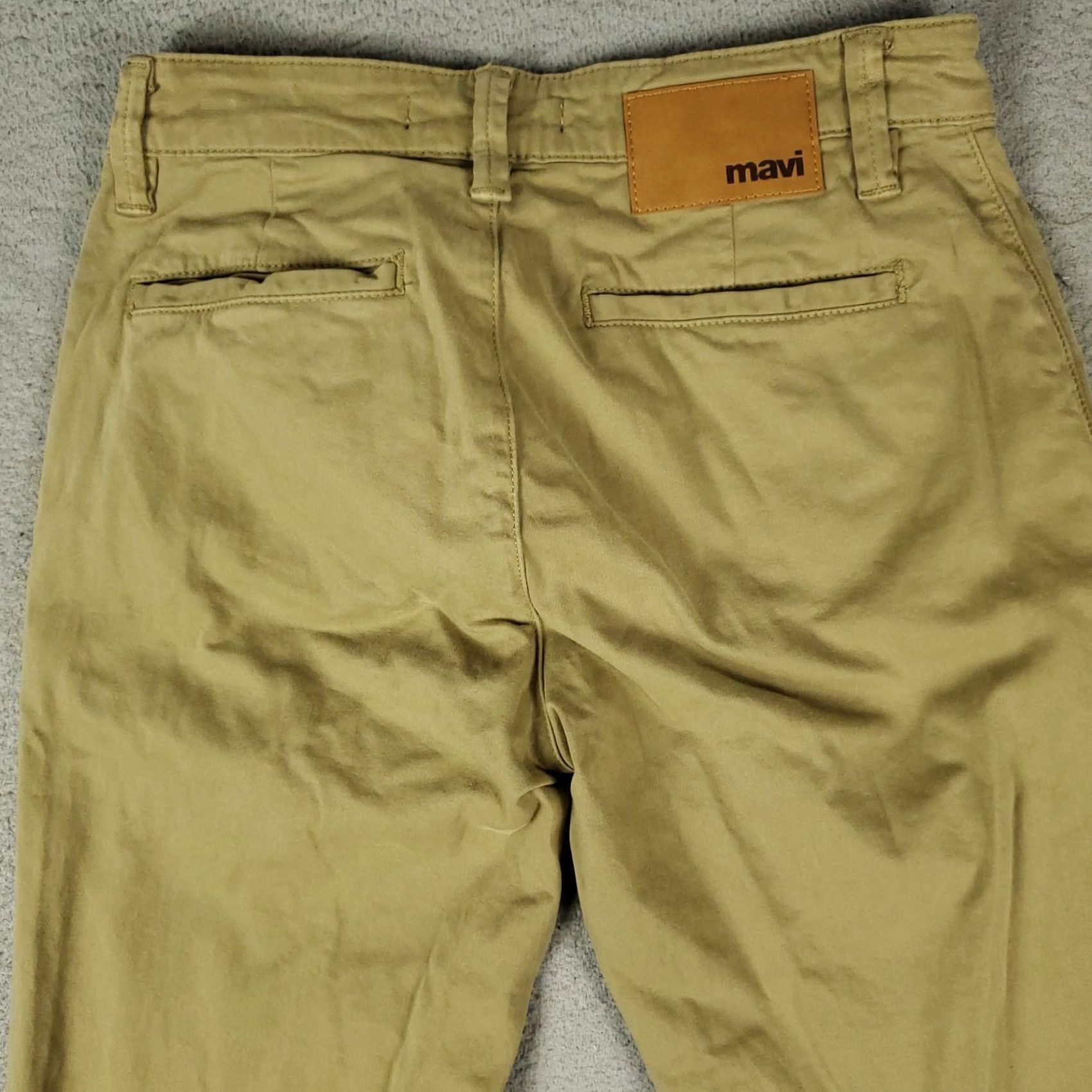 Mavi Mavi Pants Mens Size 28x34 Beige Edward Slim Leg Flat Front Chino Trousers Size US 28 / EU 44 - 4 Thumbnail