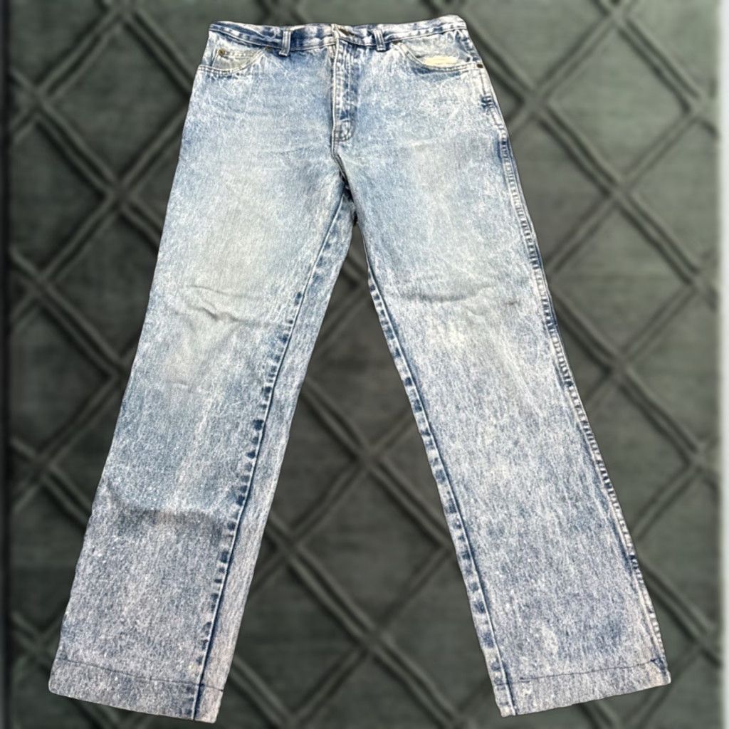 Calvin Klein VINTAGE Calvin Klein Jeans Blue Denim Straight Leg 80s Men 34x30 Inseam 30 New title: Size US 34 / EU 50 - 1 Thumbnail