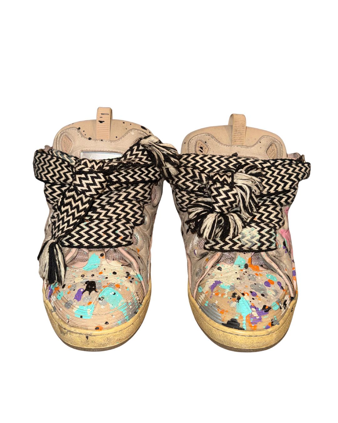 Lanvin Lanvin x Gallery Dept. Curb Light Sneakers 'Paint Drip Size US 10.5 / EU 43-44 - 2 Thumbnail