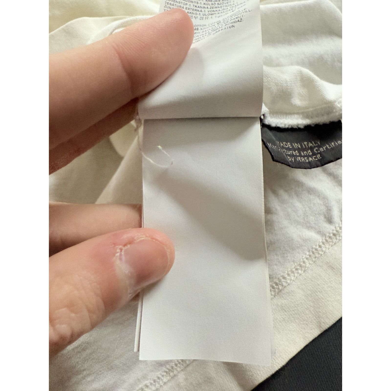 Versace Versace Tee White Used Large Size US L / EU 52-54 / 3 - 6 Thumbnail