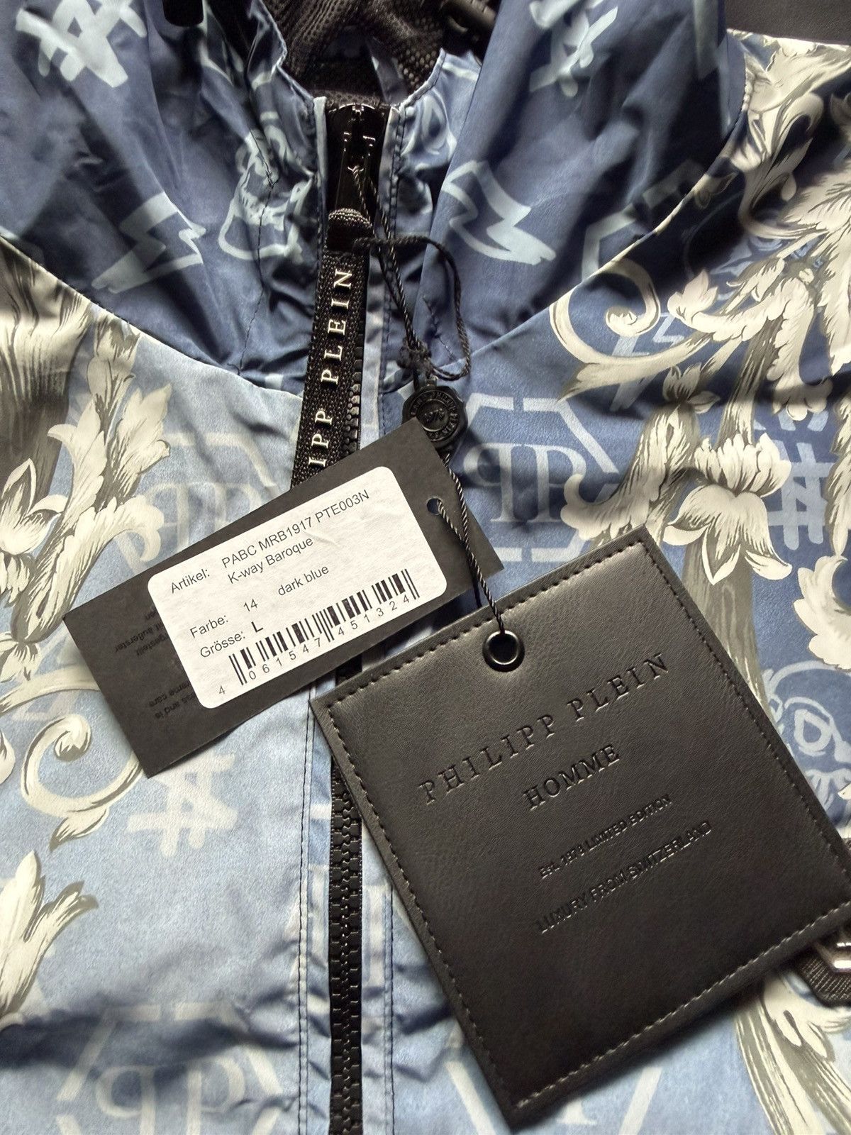 Philipp Plein Philipp Plein Baroque Skull Windbreaker Jacket NWT Size US L / EU 52-54 / 3 - 8 Thumbnail