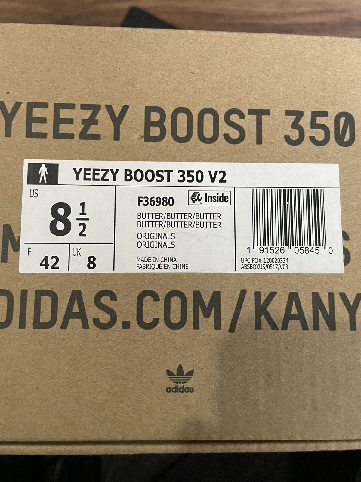 Yeezy Yeezy 350 butter size 8.5 Size US 8.5 / EU 41-42 - 6 Thumbnail