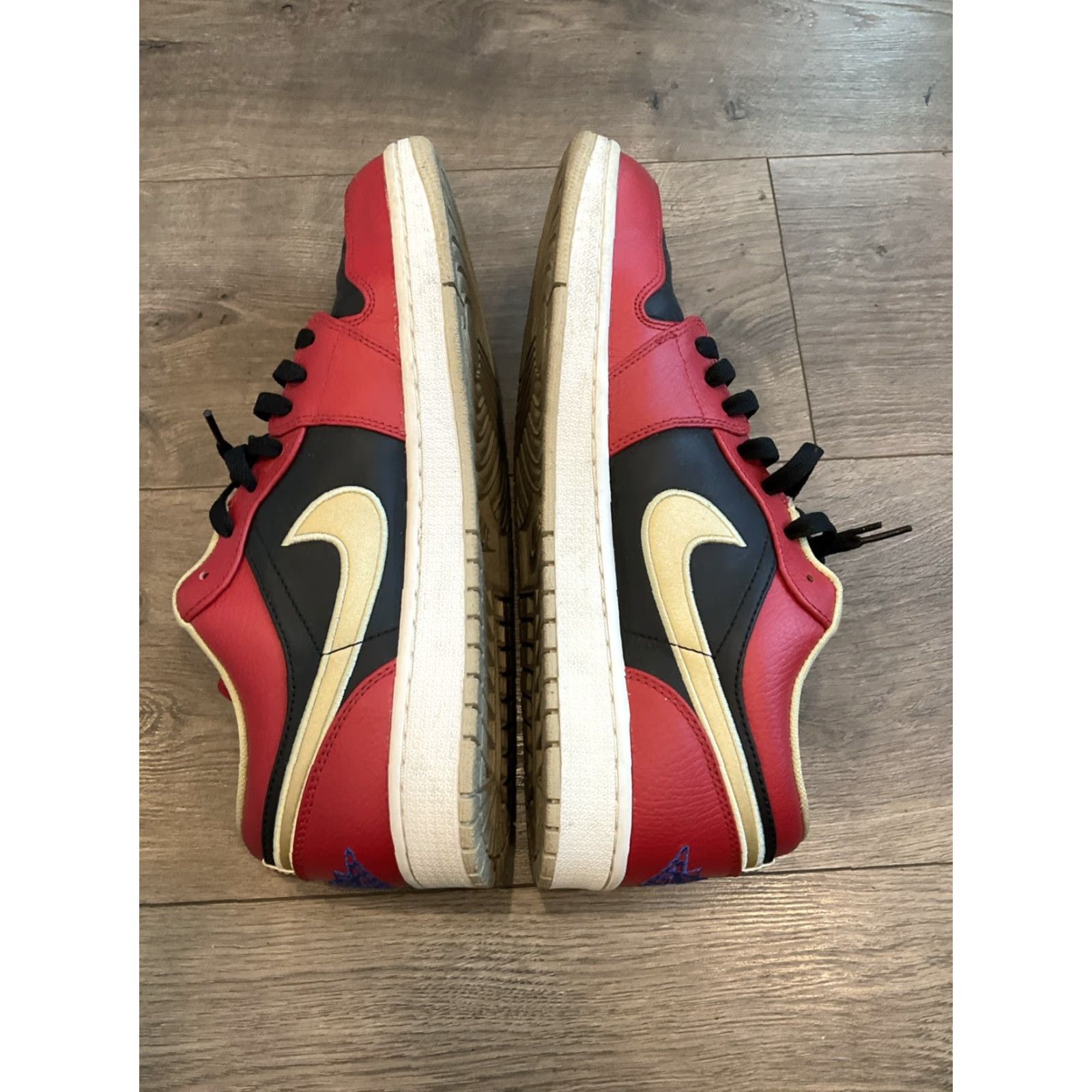 Jordan Brand Jordan 1 Low Gym Red Gold - Nike - Men’s Size 12 - Leather - Air Jordan - 2013 Release Size US 12 / EU 45 - 5 Thumbnail