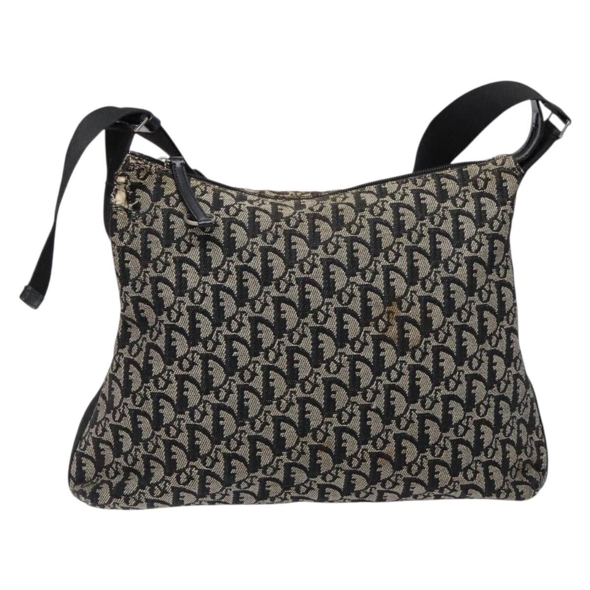 Dior DIOR Trotter Canvas Shoulder Bag Navy Silver Size ONE SIZE - 2 Thumbnail