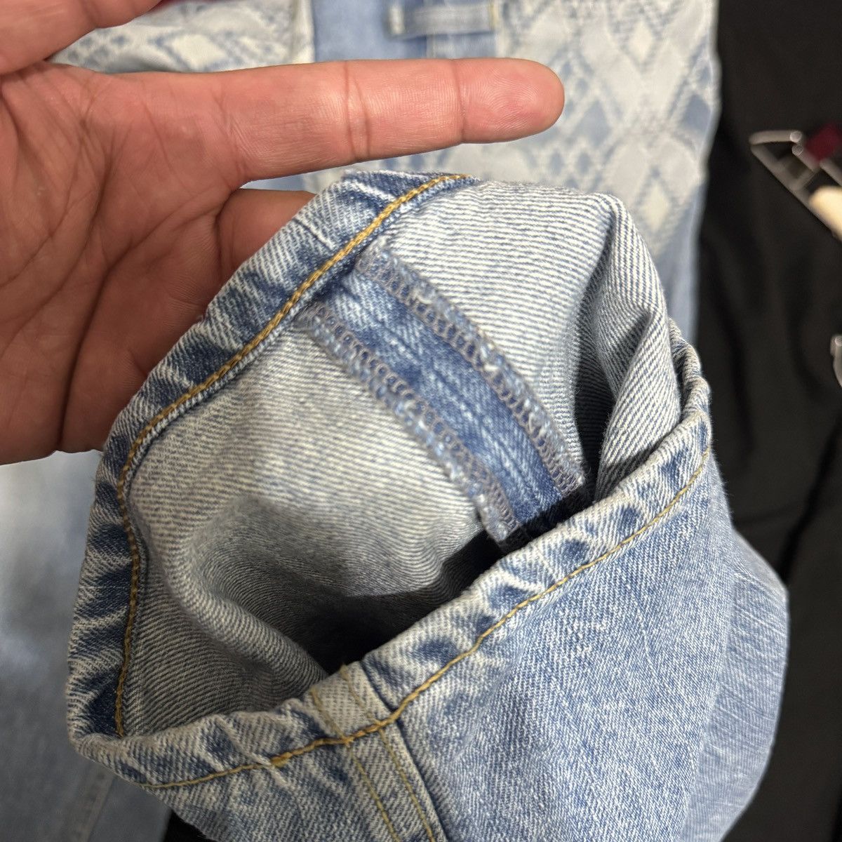 Japanese Brand Iroquois Cinch Back Japanese Selvedge Denim Size US 34 / EU 50 - 5 Thumbnail