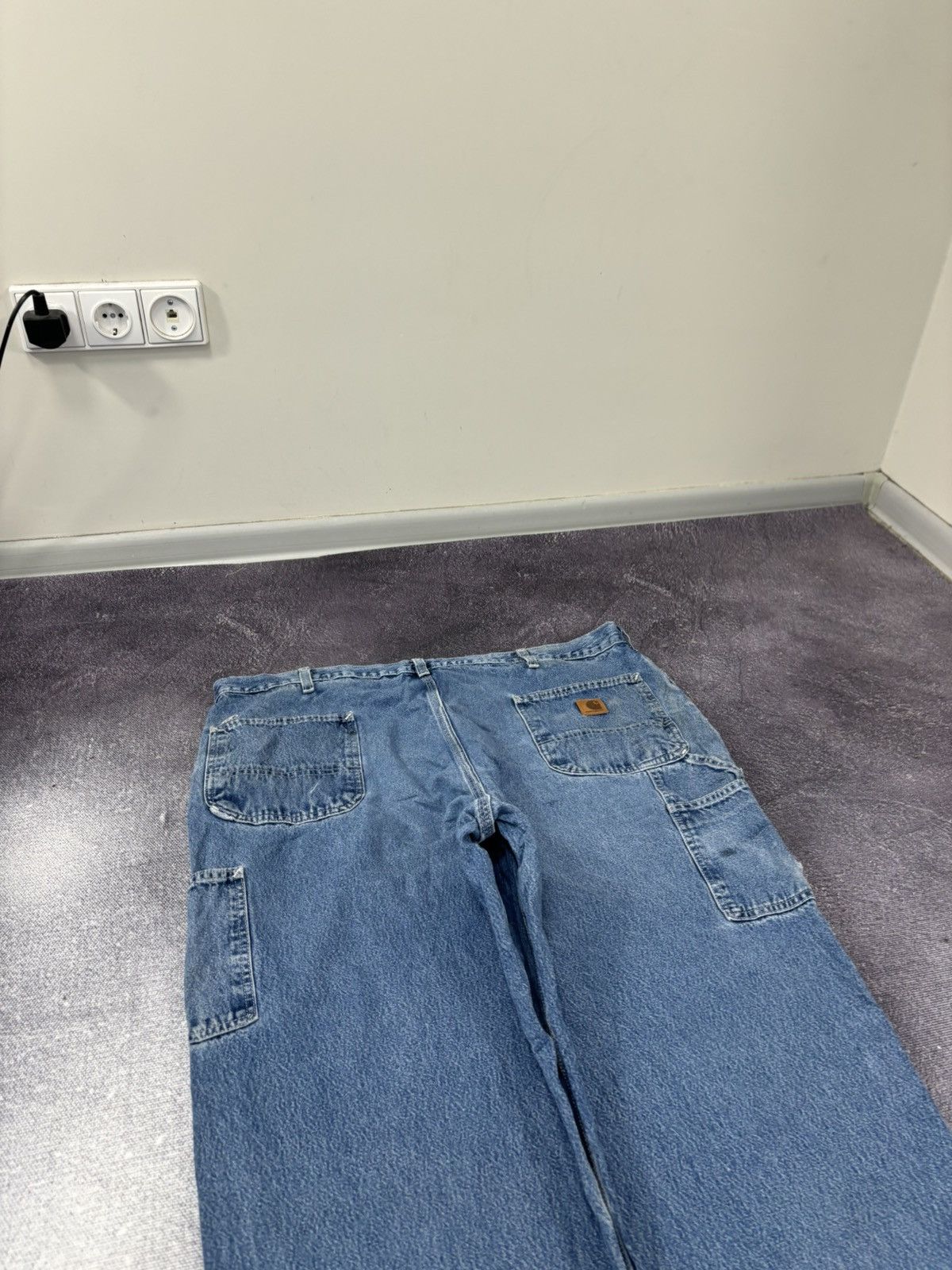 Carhartt Vintage Carhartt Loose Original Fit Blue Baggy Denim Jeans Size US 42 / EU 58 - 4 Thumbnail