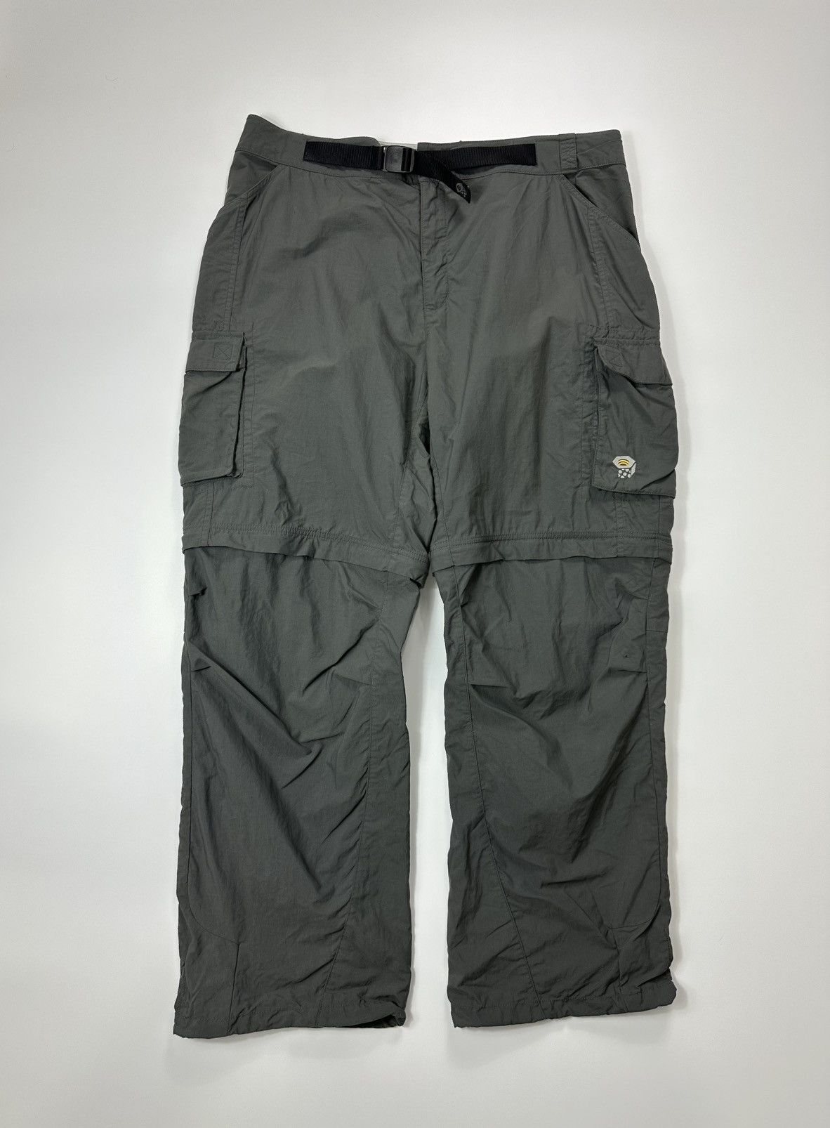 Mountain Hardwear Mountain Hardwear Belted Outdoor Pants Gray XL Size US 34 / EU 50 - 1 Thumbnail