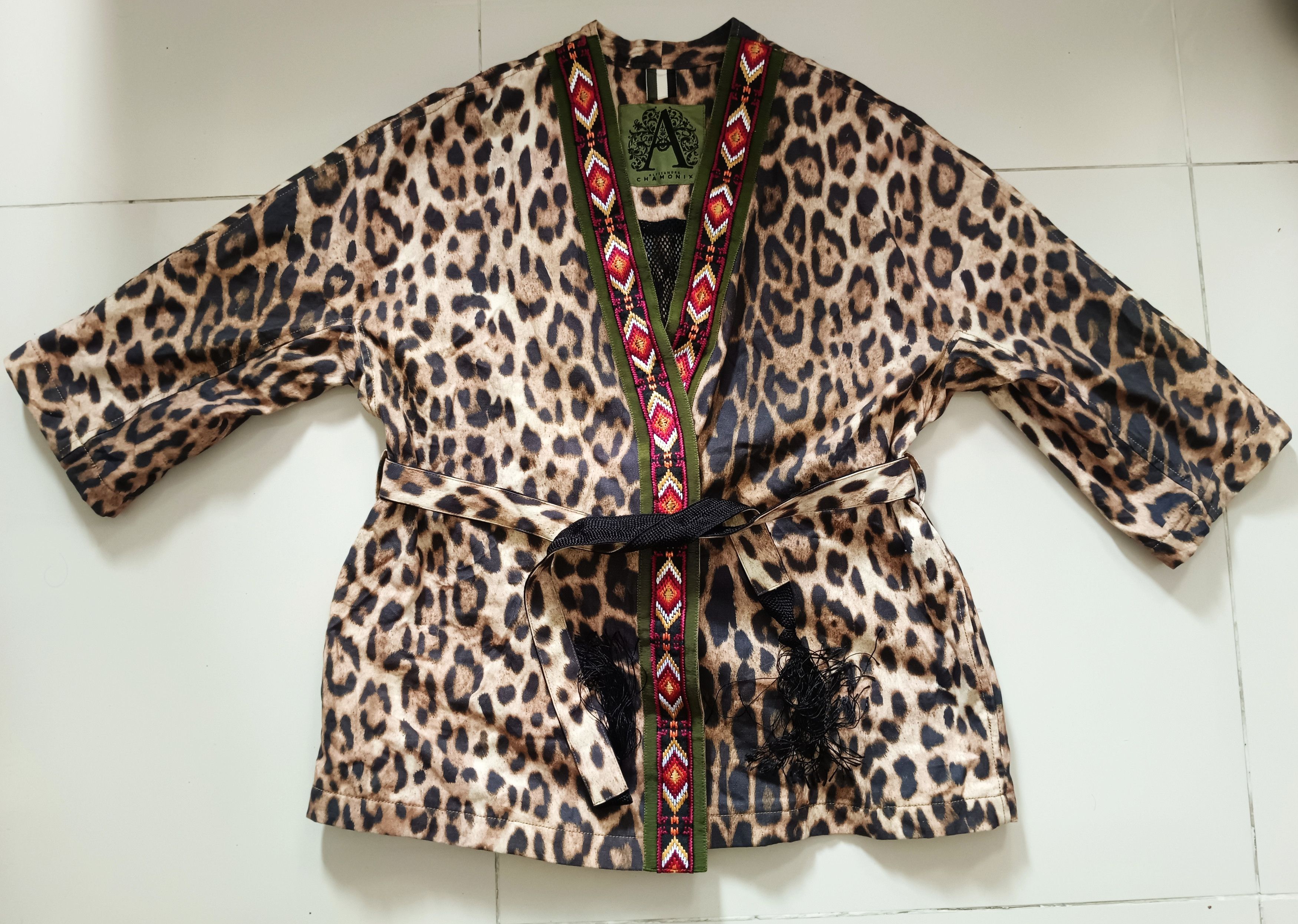 If Six Was Nine × Le Grande Bleu (L.G.B.) Alessandra Chamonix Victoire Jacket Kimono Size US M / EU 48-50 / 2 - 14 Thumbnail