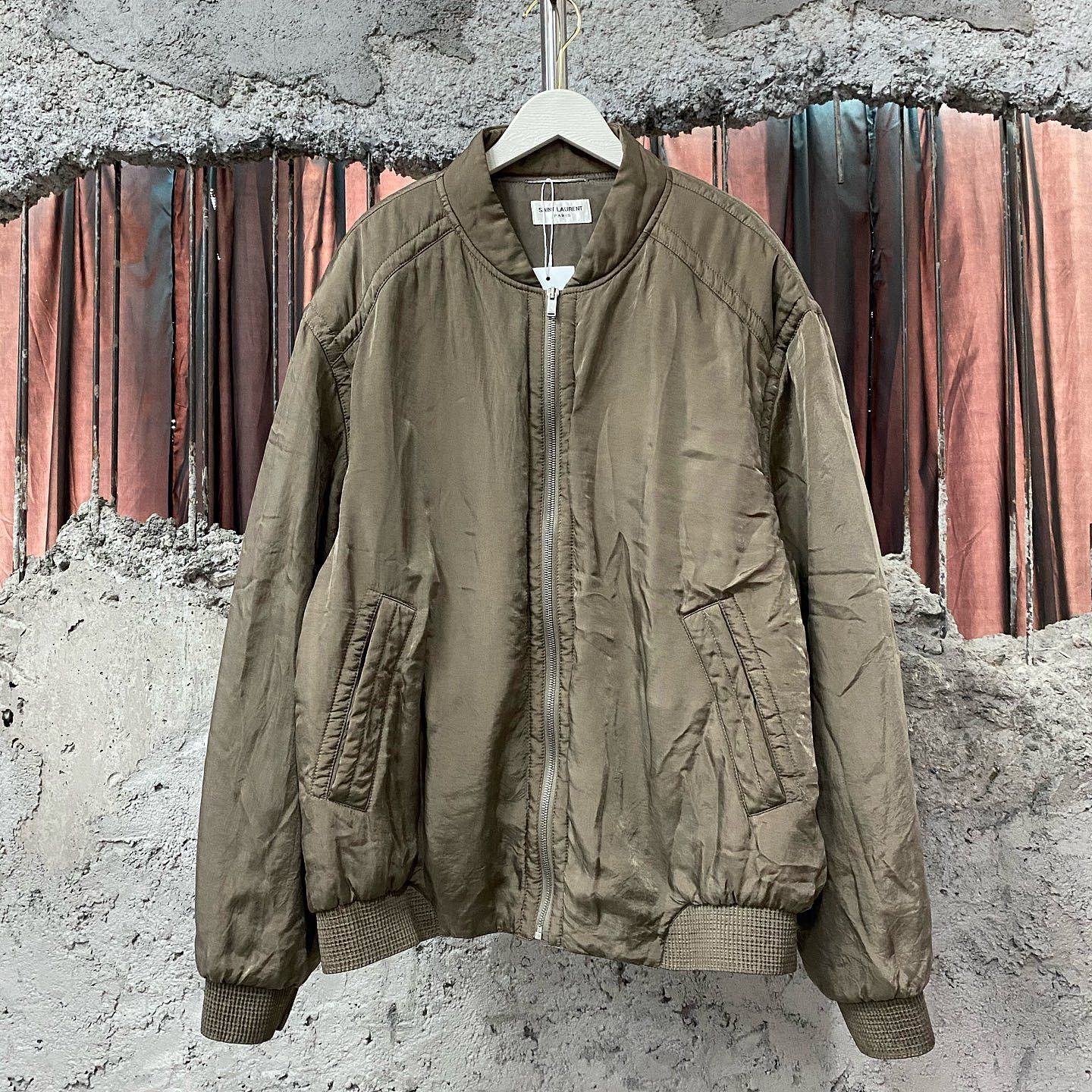 Saint Laurent Paris Saint Laurent Zip Bomber Jacket Size L Size US L / EU 52-54 / 3 - 1 Thumbnail