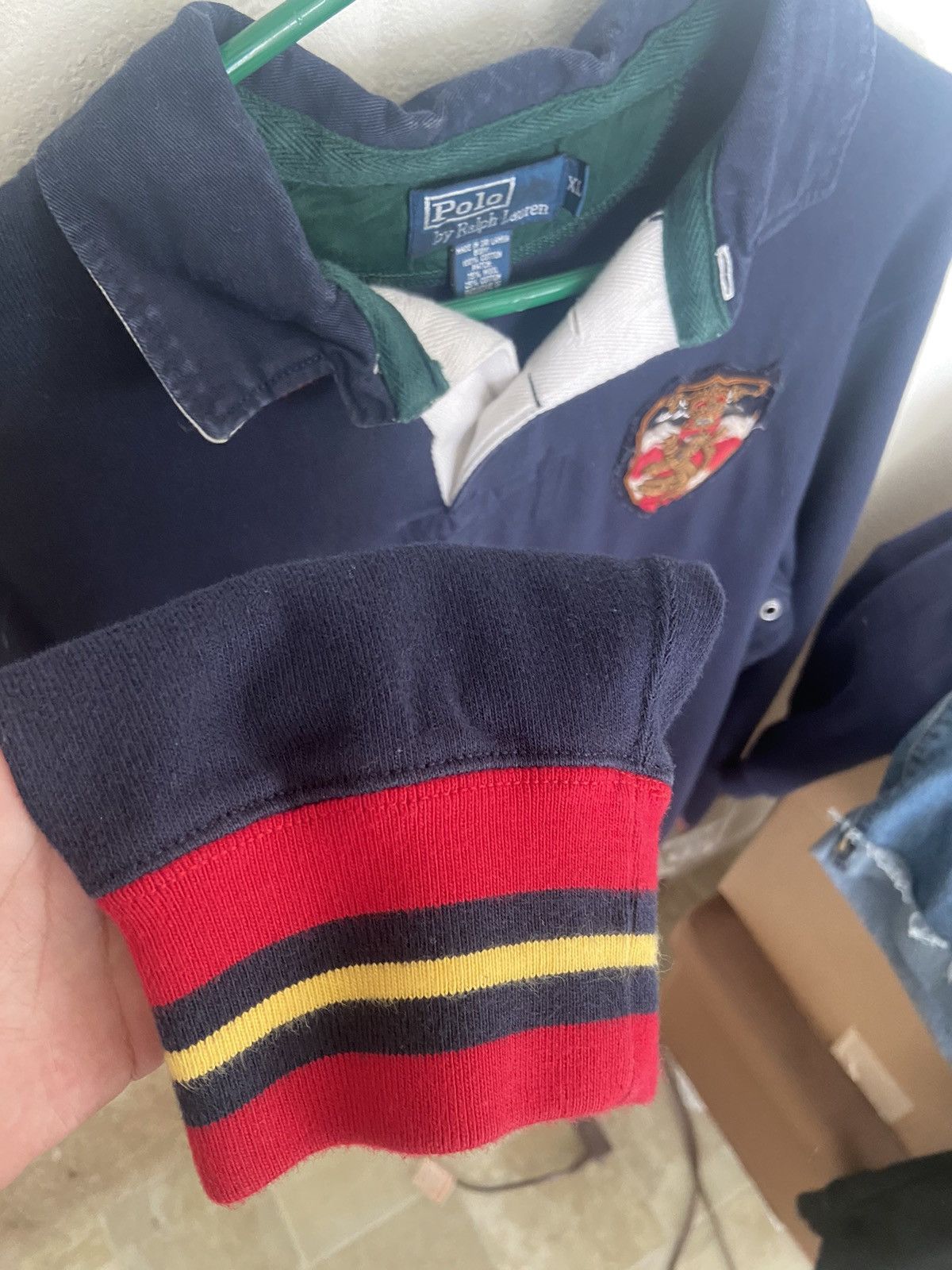 Polo Ralph Lauren Navy Polo rugby Size US XL / EU 56 / 4 - 1 Thumbnail