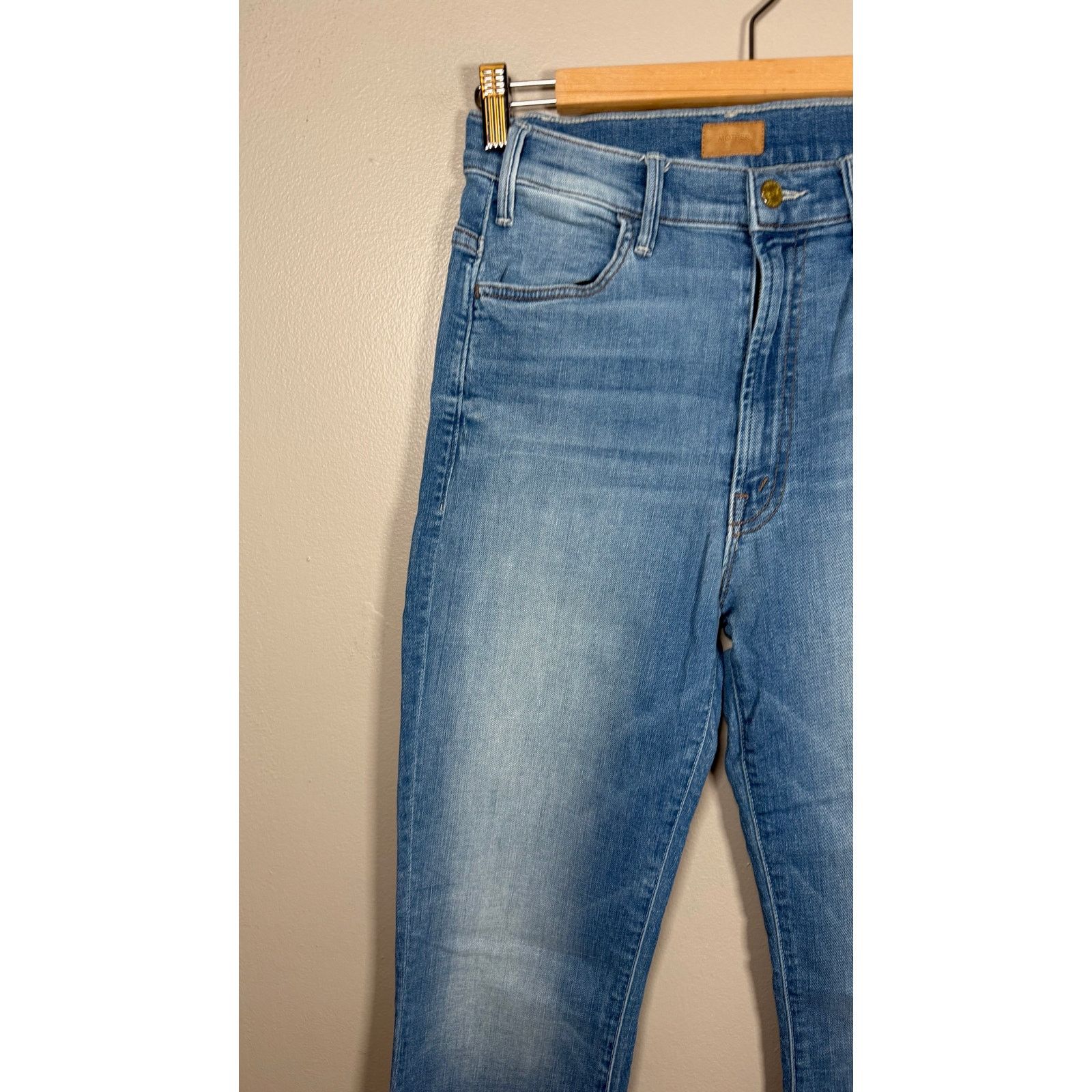 MOTHER Mother The Hustler Ankle Fray Jeans Shaken not Stirred- 27 Size 27" / US 4 / IT 40 - 4 Thumbnail