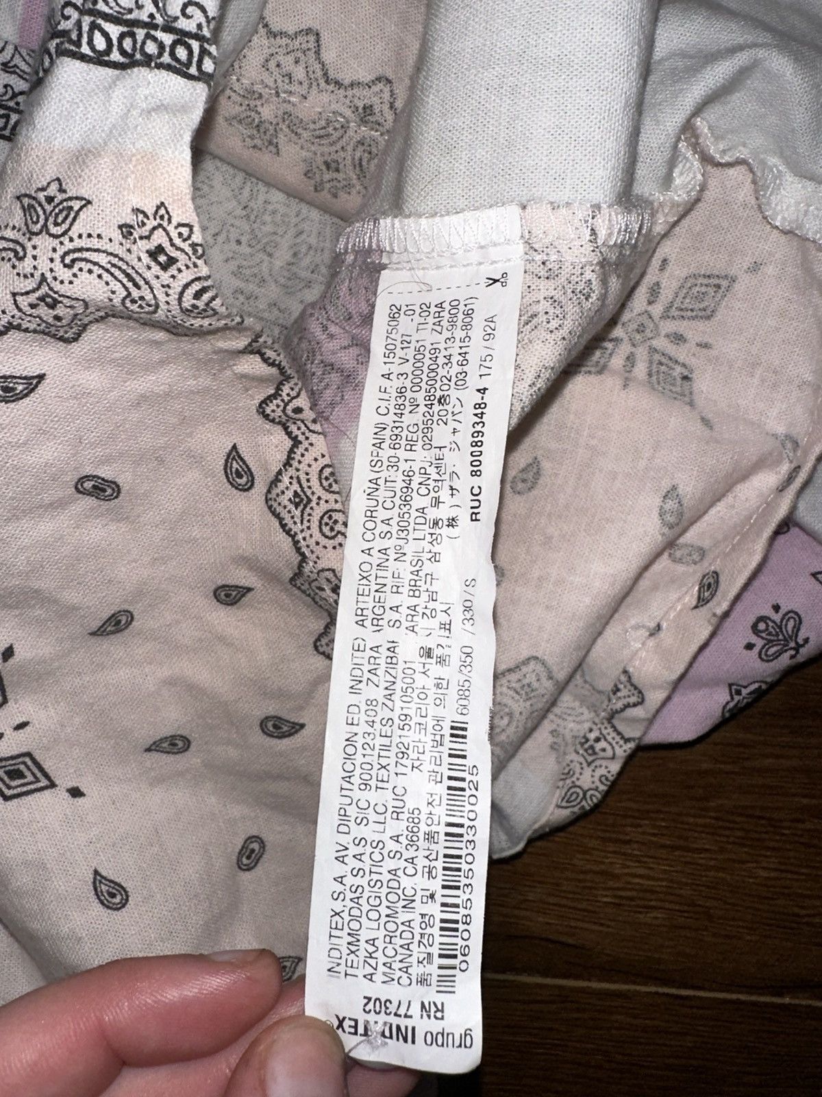 Zara Zara Men’s Short Sleeve Button Down Pink/White Size US S / EU 44-46 / 1 - 6 Thumbnail