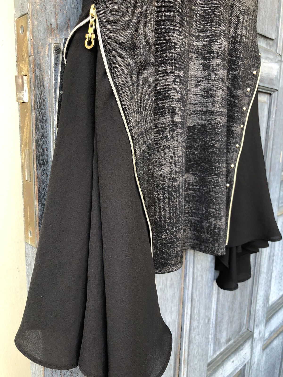 Vintage San Marino Japanese Double Layer Studded Gothic Dark Style Size L / US 10 / IT 46 - 11 Thumbnail