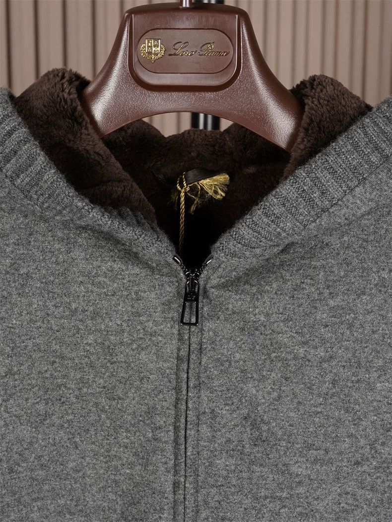Loro Piana LORO PIANA Felt hooded coat Size US L / EU 52-54 / 3 - 3 Thumbnail