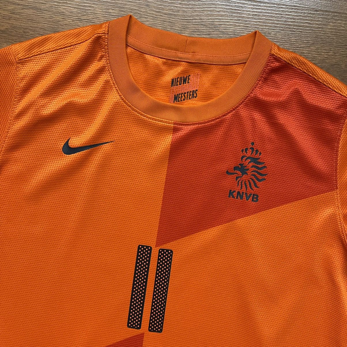 Nike × Vintage SIZE “Y XL” NETHERLANDS NIKE 2012 SOCCER JERSEY #11 ROBBEN Size US XXS / EU 40 - 4 Thumbnail