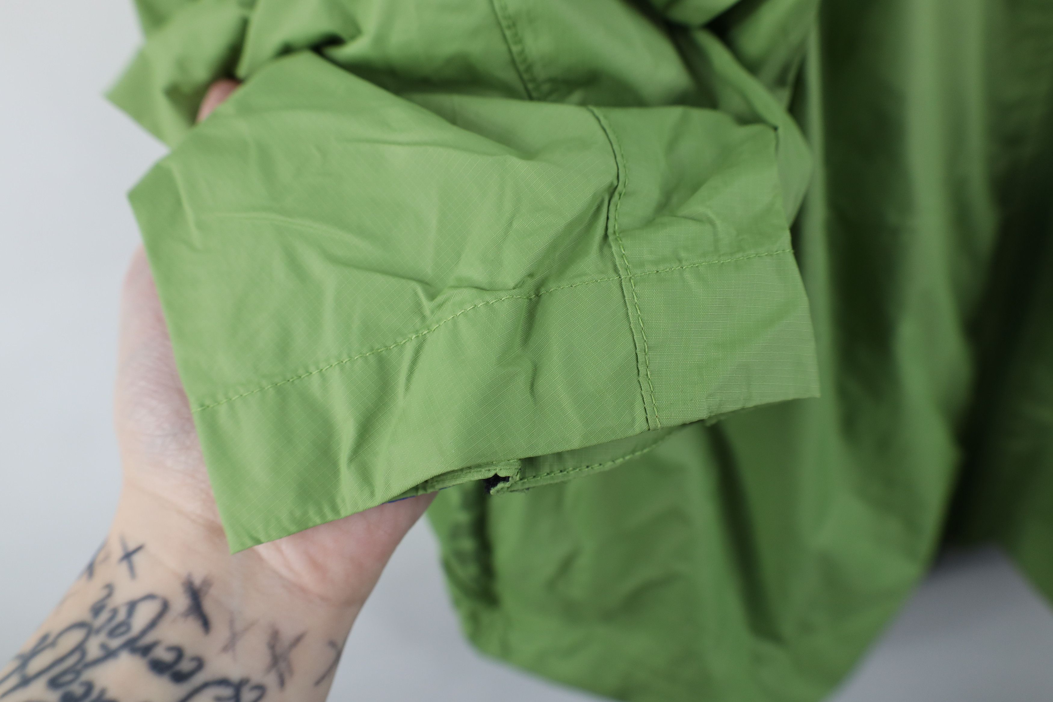 Gap Vintage Gap Packable Hooded Windbreaker Rain Jacket Lime Size US XXL / EU 58 / 5 - 6 Thumbnail