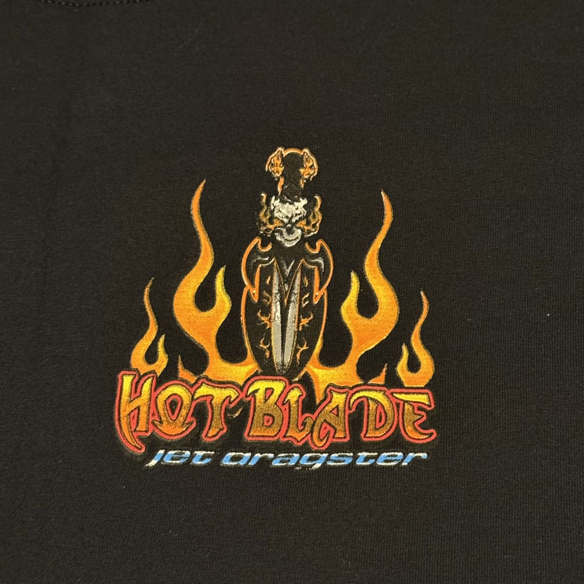 Vintage Vintage Hot Blade Jet Dragster T-Shirt Black Large Size US L / EU 52-54 / 3 - 4 Thumbnail