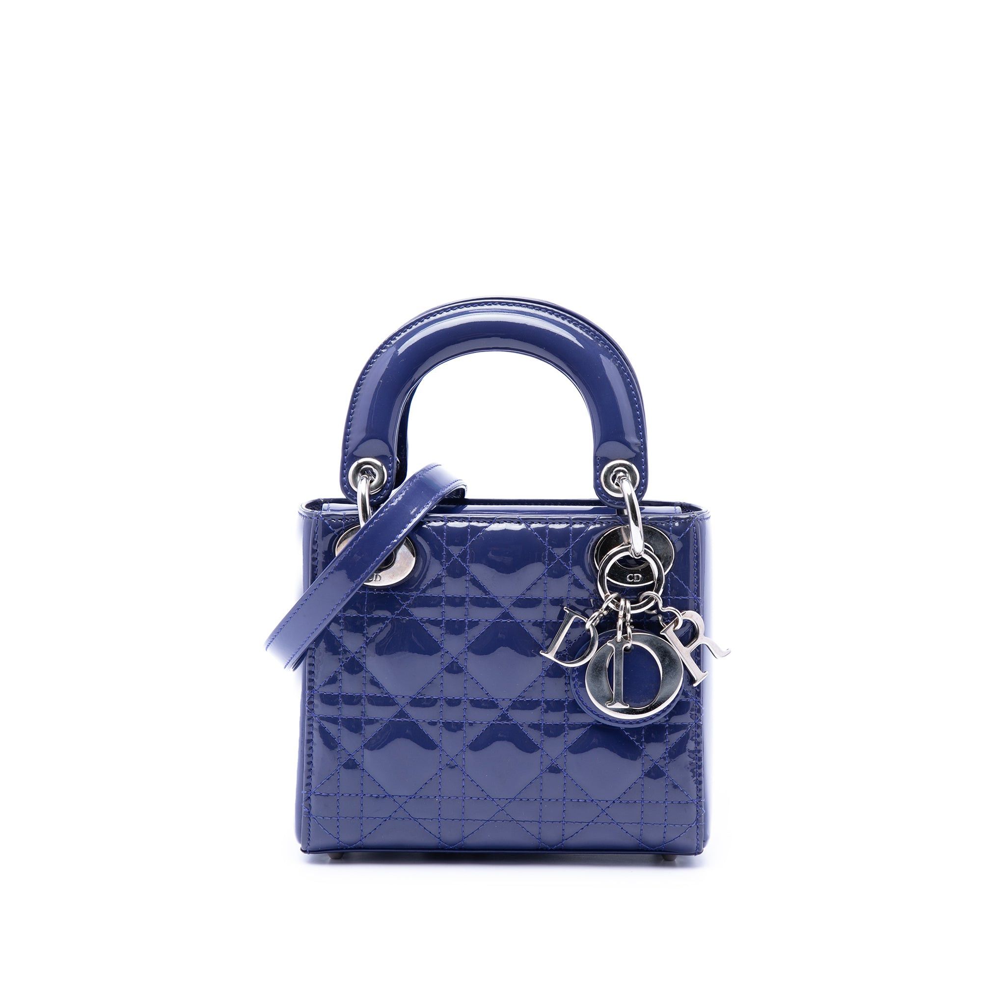 Dior Mini Patent Cannage Lady Dior Size ONE SIZE - 1 Thumbnail