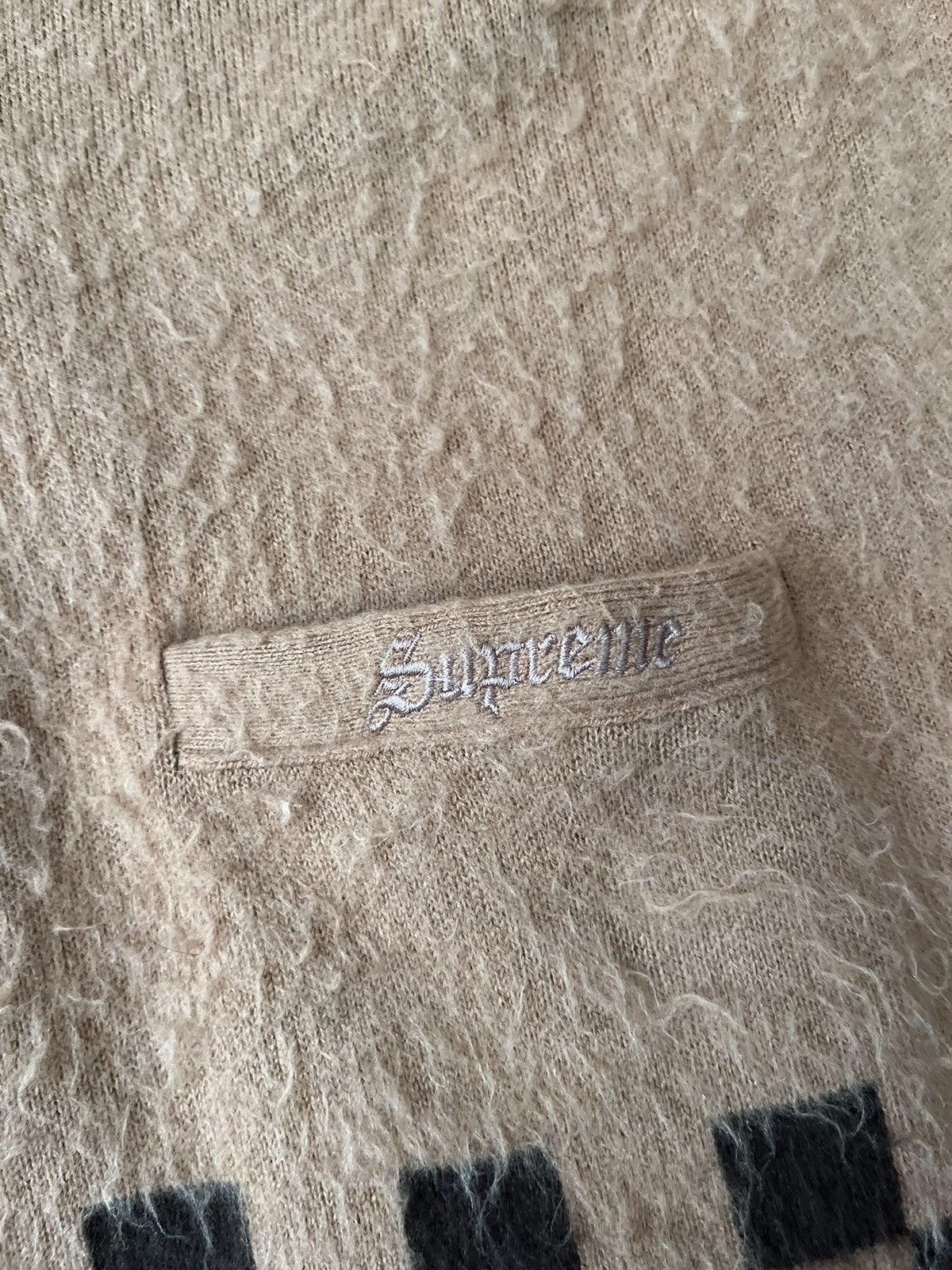 Supreme Supreme Brushed Checkerboard Cardigan Size US M / EU 48-50 / 2 - 3 Thumbnail
