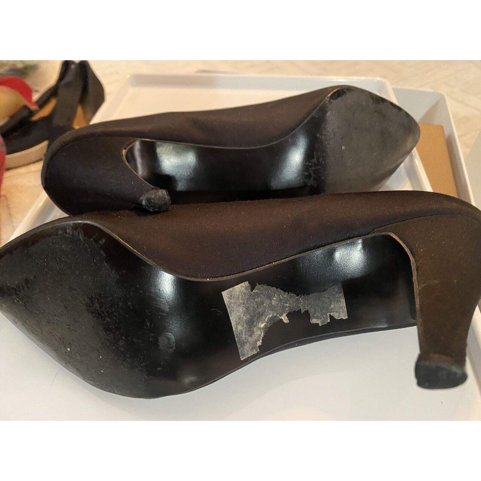 & Other Stories julia michael Satin Heels Sz 8 Size US 8 / IT 38 - 4 Thumbnail