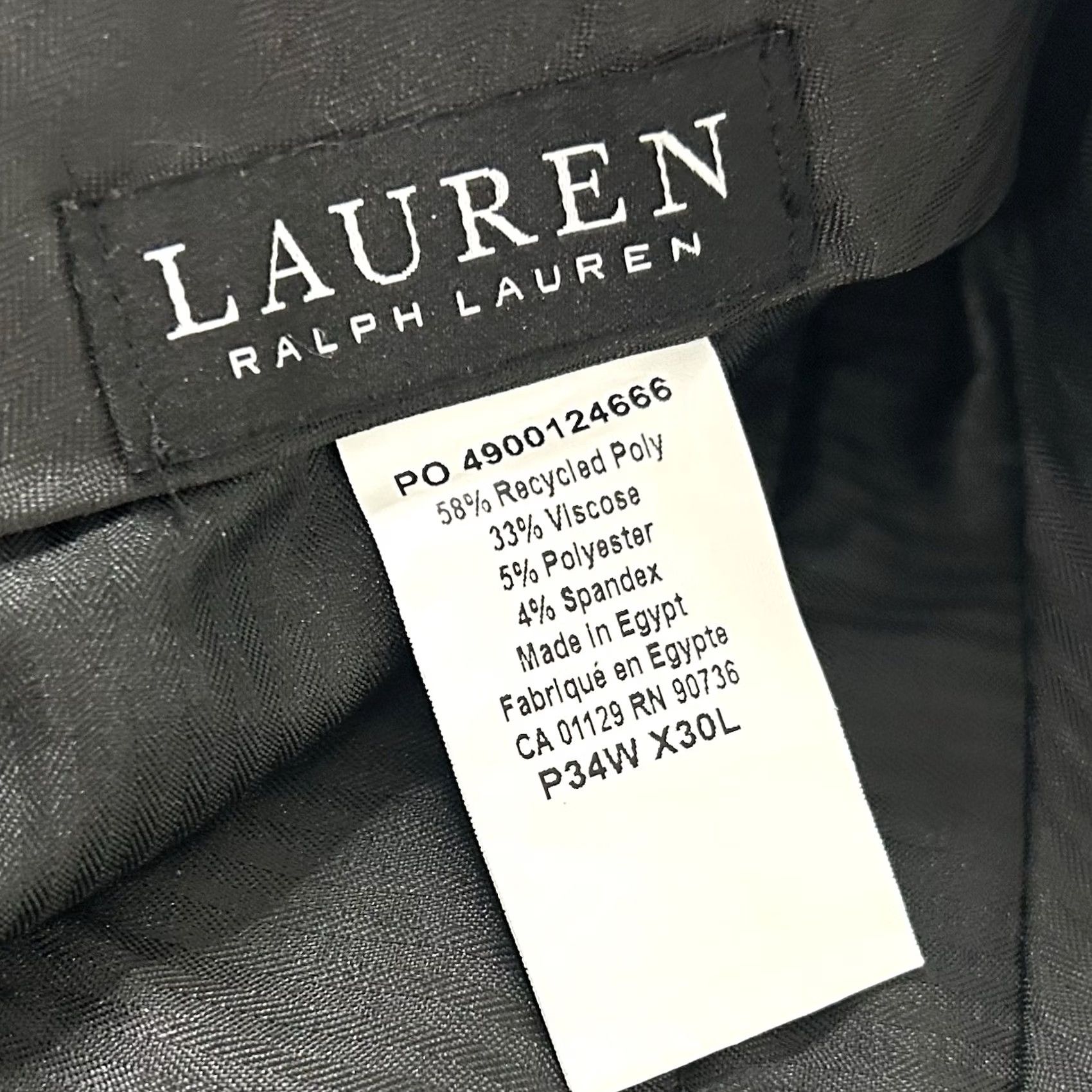Ralph Lauren Ralph Lauren Dress Pants Light Gray Flat Front Formal Poly Blend 34 x 30 Men XS? Size US 34 / EU 50 - 3 Thumbnail