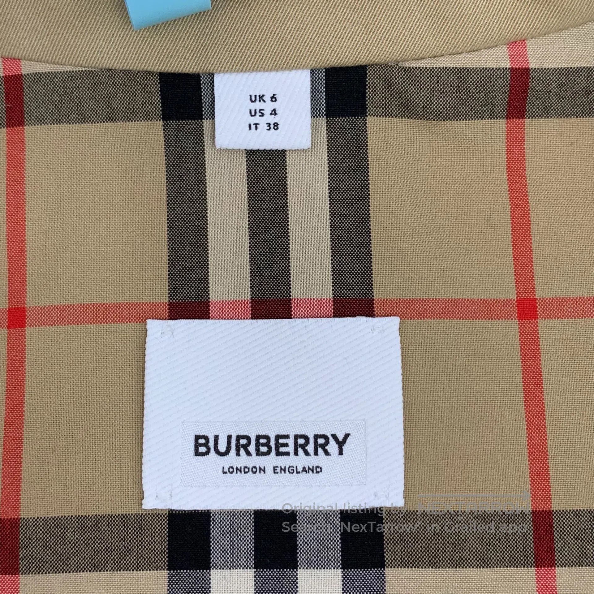 Burberry Burberry Brown TB Letter Embroidered Cotton Reversible Col Size XS / US 0-2 / IT 36-38 - 5 Thumbnail