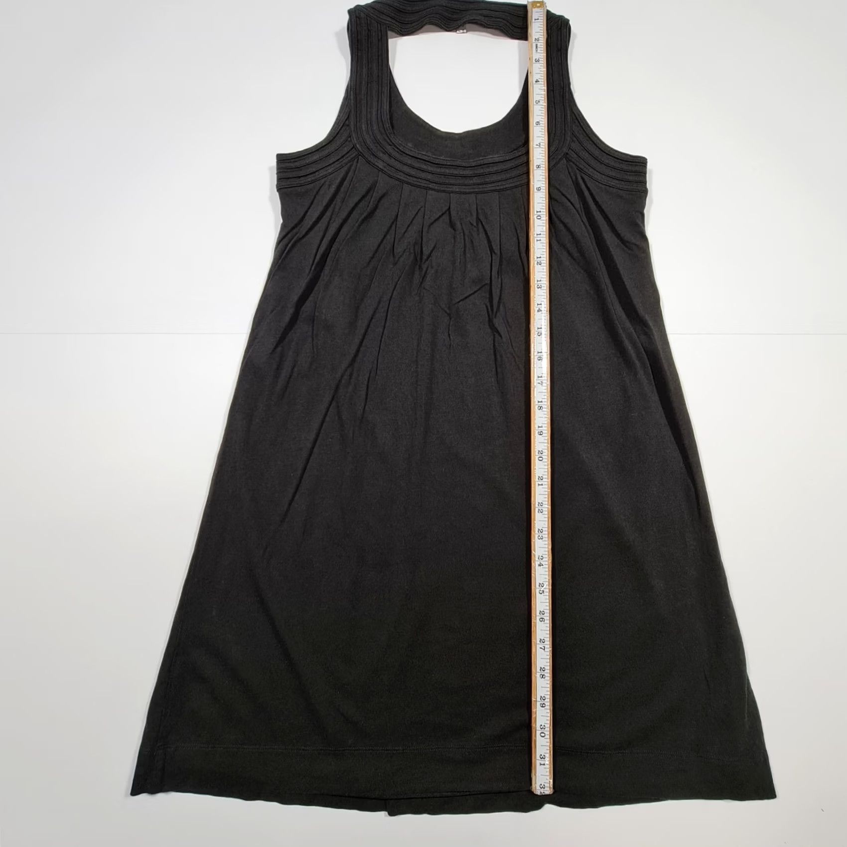 Vintage See by Chloe Womens Mini Dress Black 10 UK Sleeveless A-Line Short Length Size 32" / US 10 / IT 46 - 7 Thumbnail