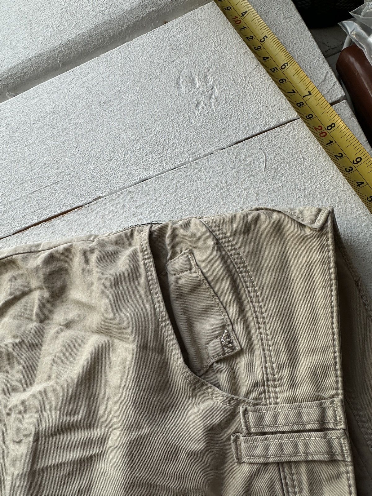 Armani 🚨 Armani Regular LUXURY OLD MONEY relax BEIGE Womens Size 29" - 16 Thumbnail