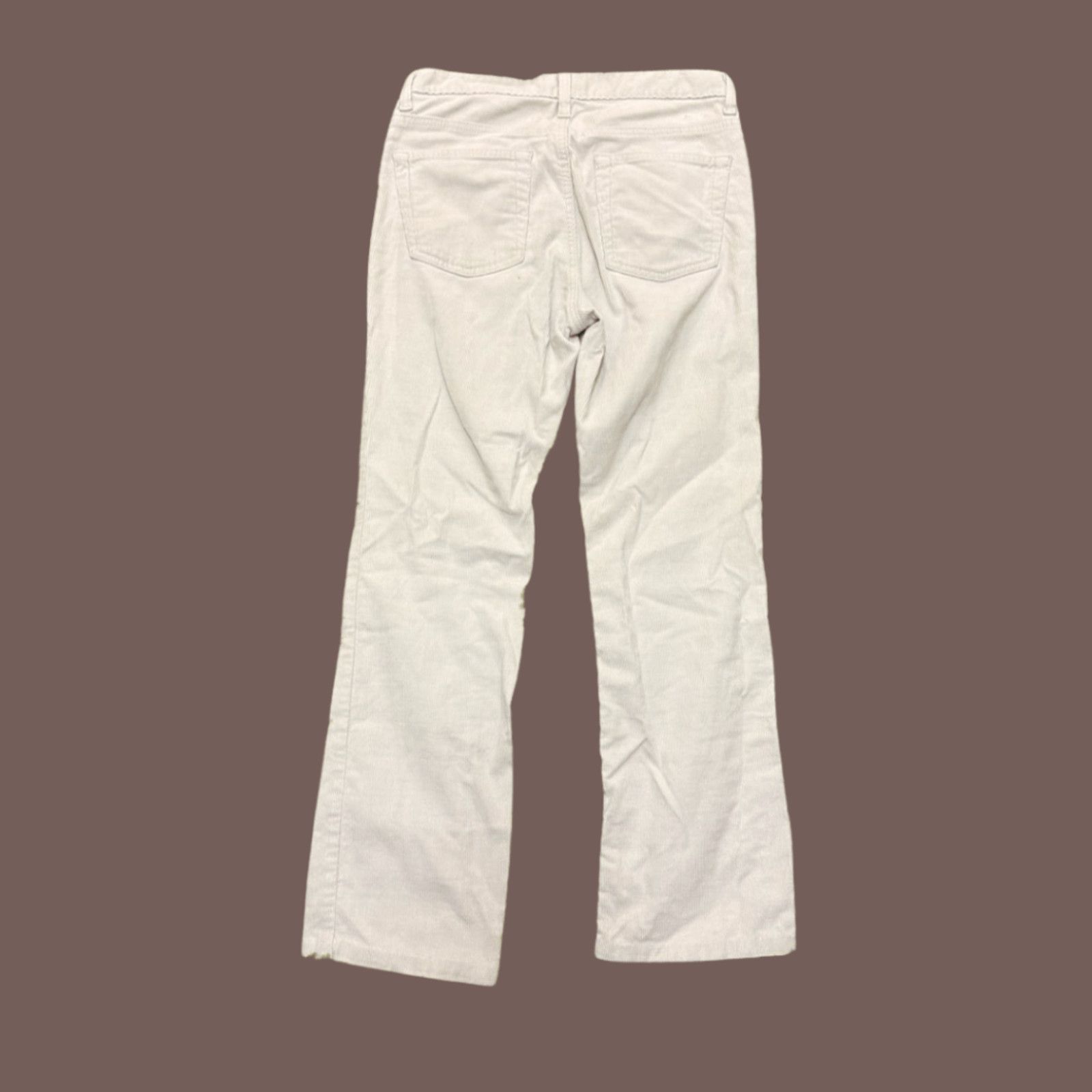 Gap × Vintage VTG Bootcut Pants | GAP Cream Corduroy | Y2K Neutral Vibe Size 29" - 3 Thumbnail